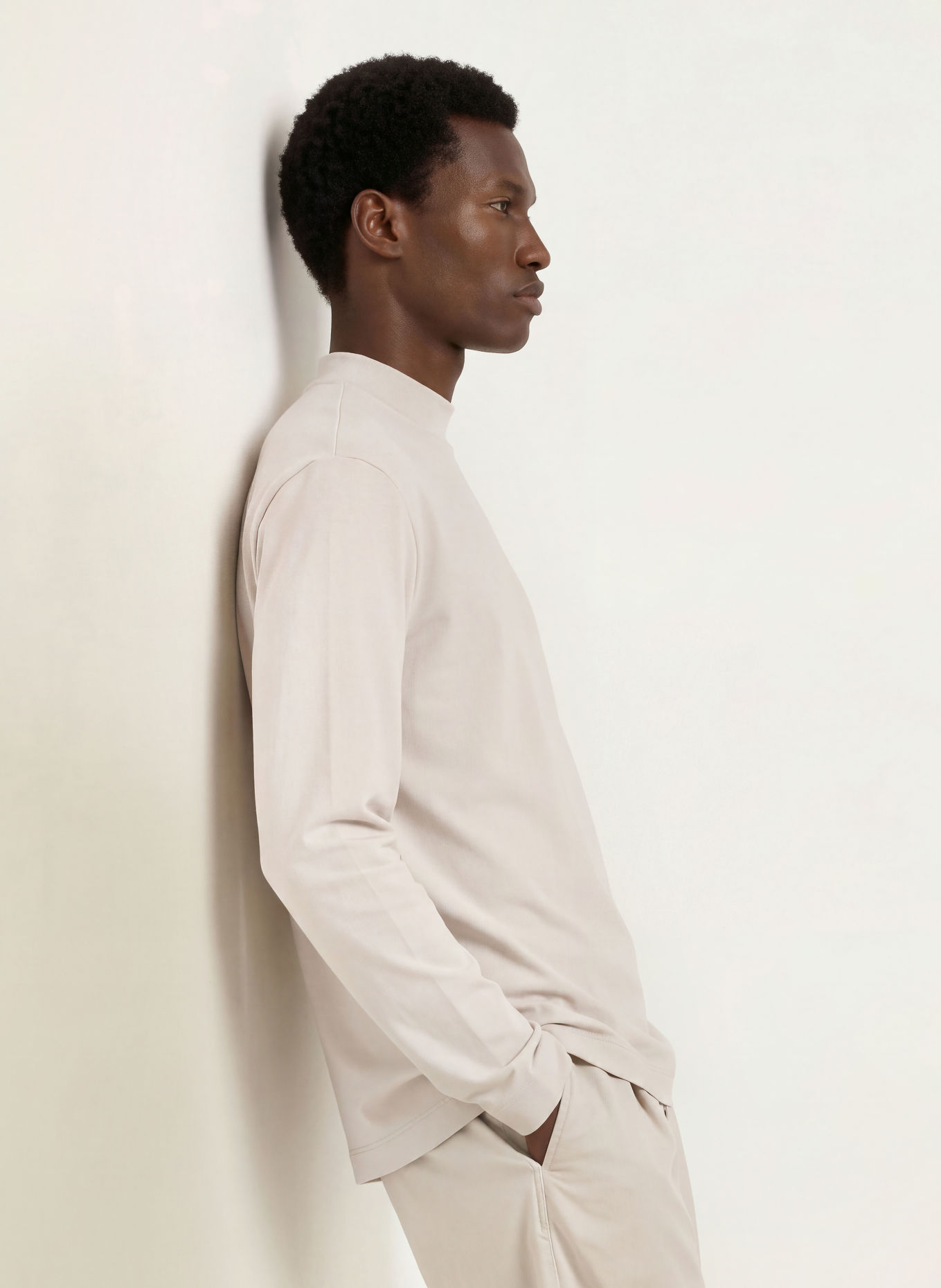 DRYKORN Longsleeve MORITZO: ECRU