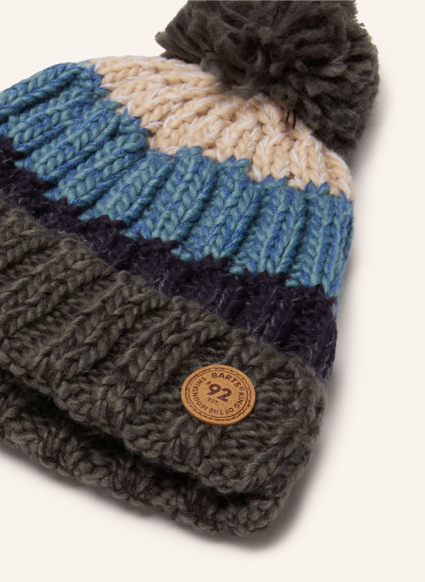 Barts bonnet: KAKI / BLEU CLAIR / BLEU FONCÉ
