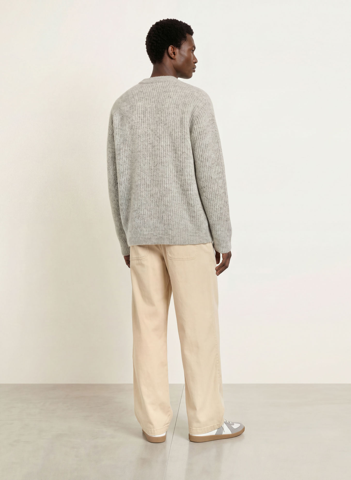 studio seidensticker Pullover mit Mohair: HELLGRAU