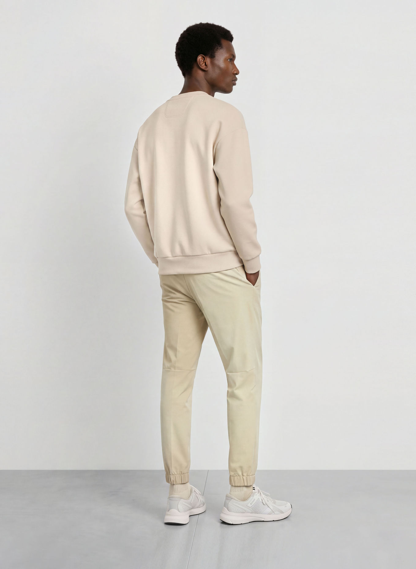 BOSS Sweatshirt STENSON: BEIGE