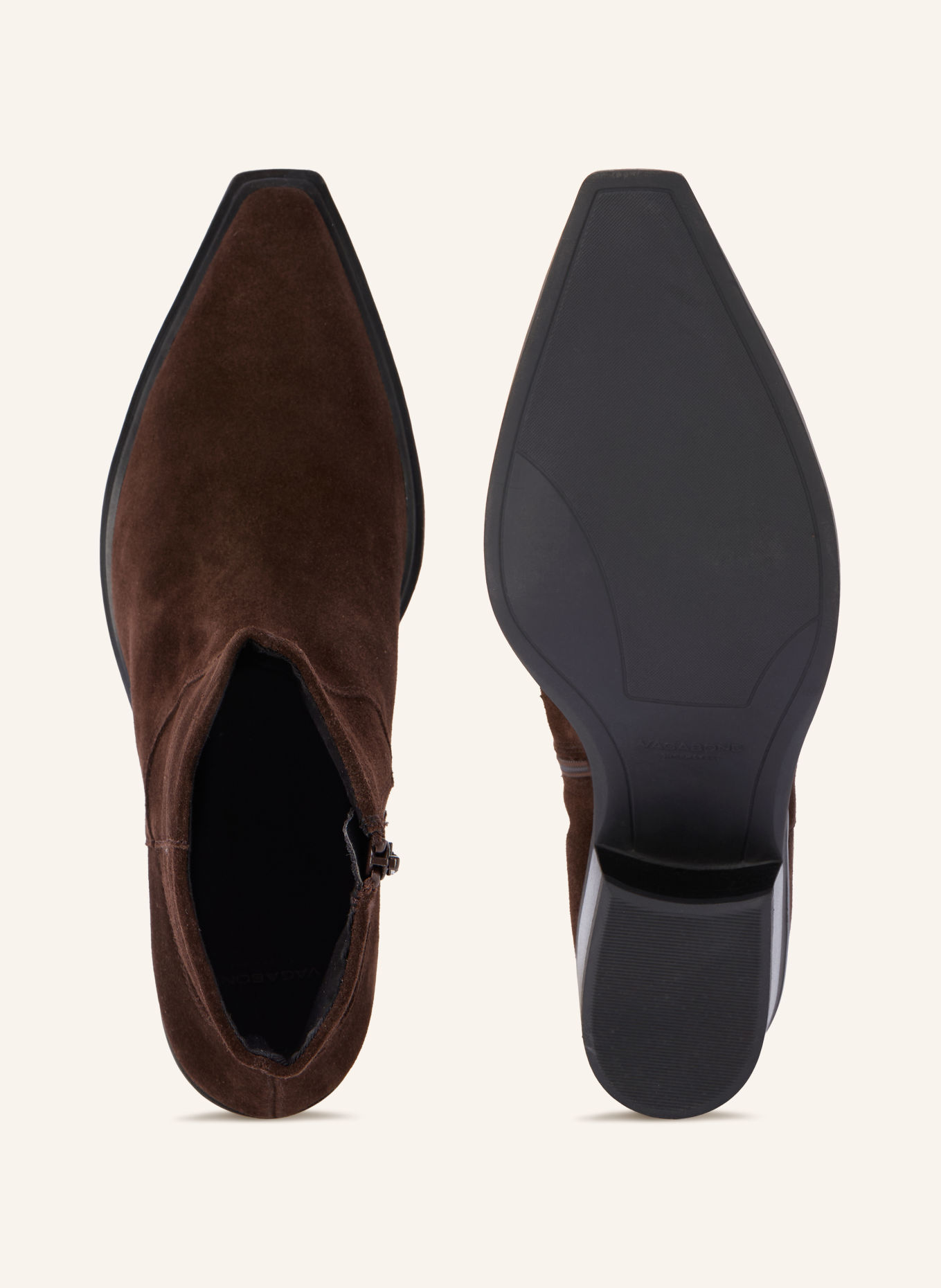 VAGABOND SHOEMAKERS Cowboylaarzen KELSEY: MARRON FONCÉ