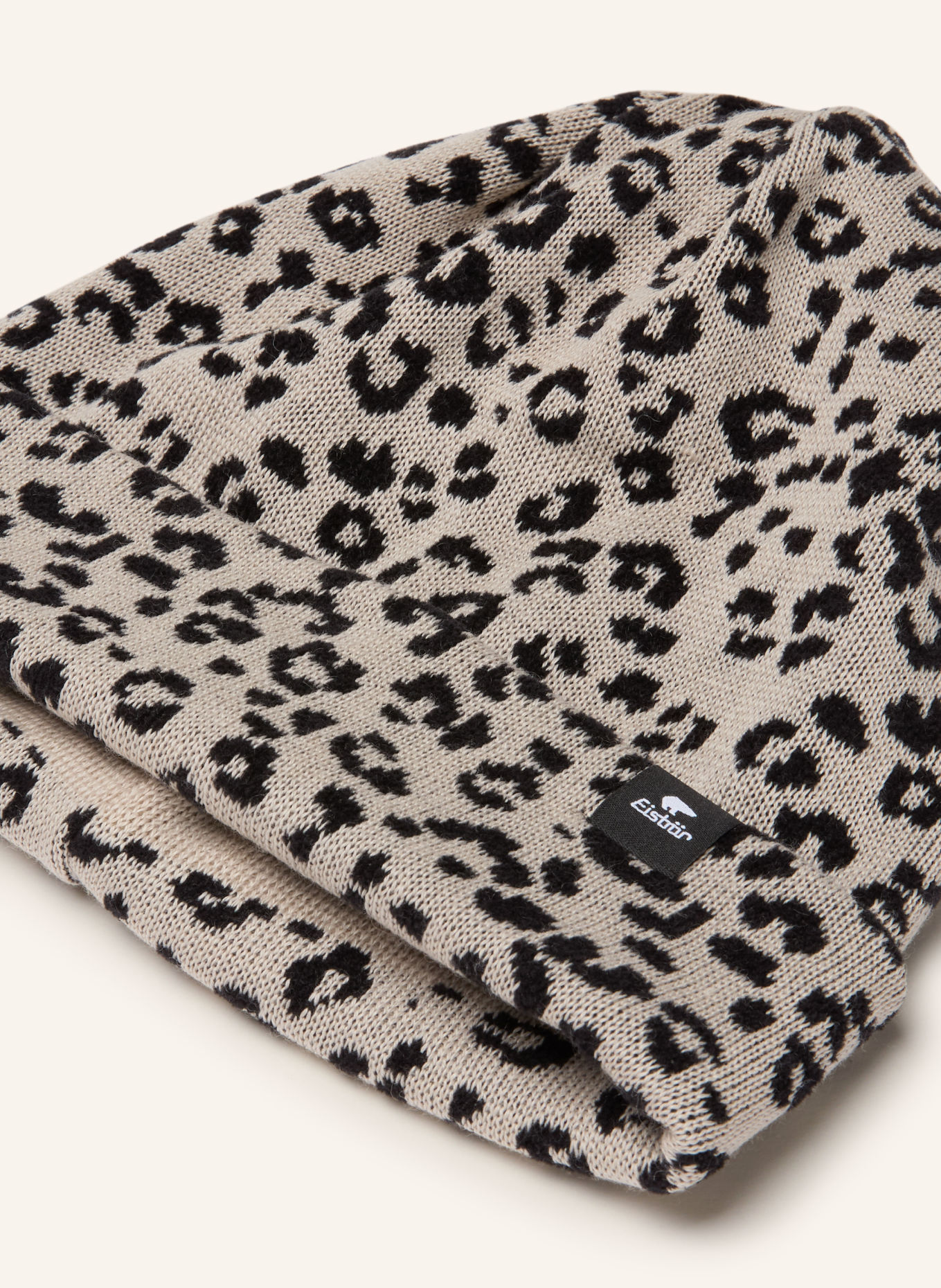 Eisbär Mütze BANTO: BEIGE / SCHWARZ