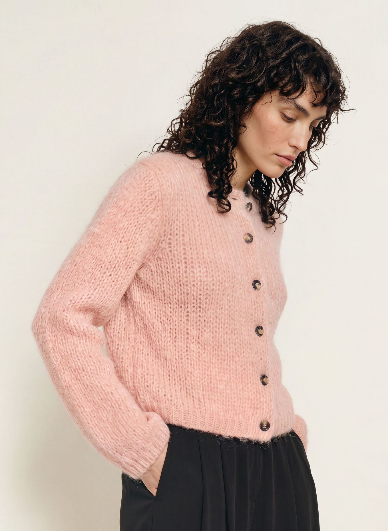InWear Strickjacke JETRAIW aus Mohair: ROSA