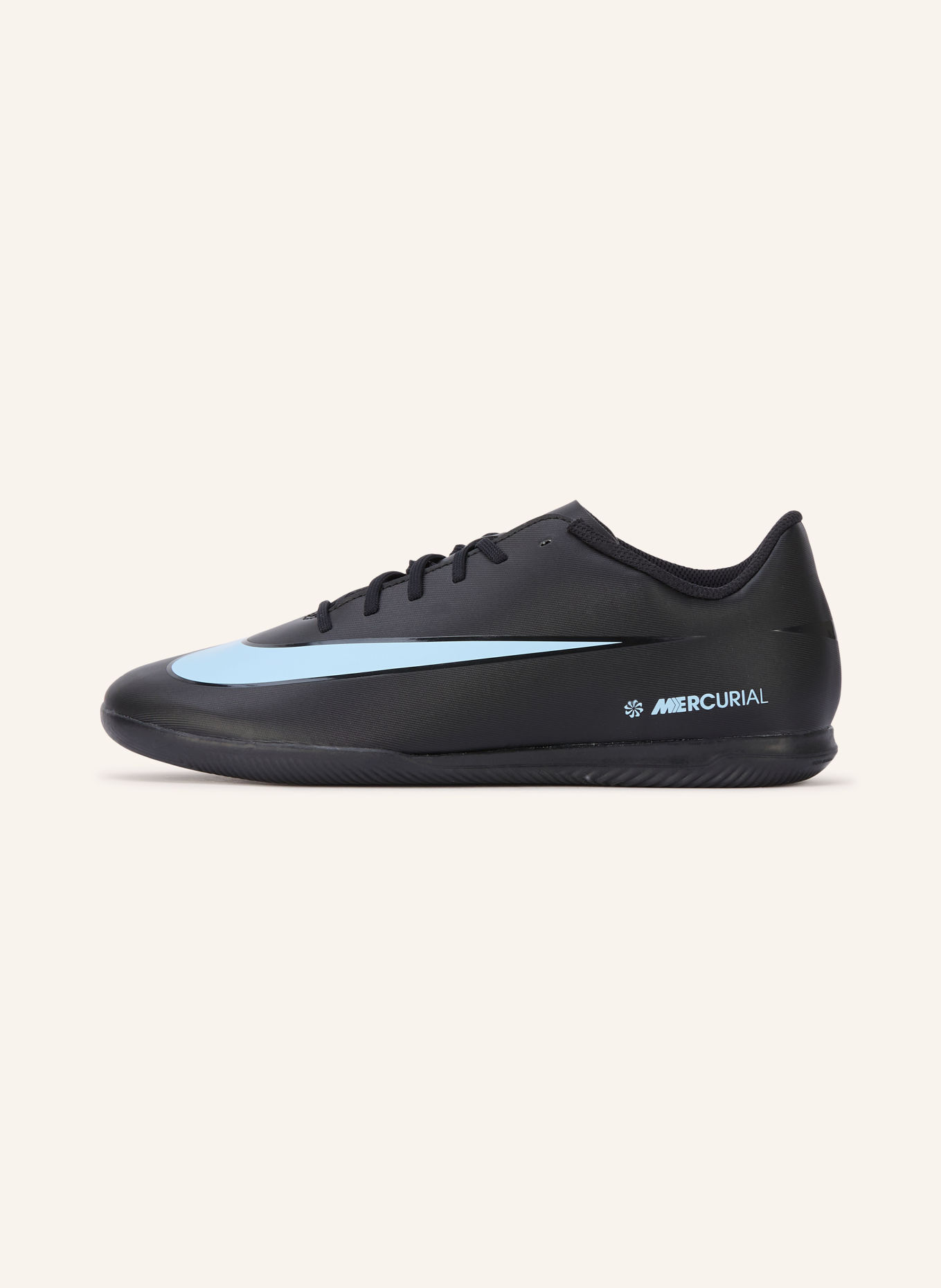 Nike Fodboldsko VAPOR 16 CLUB IC: SORT / LYSEBLÅ