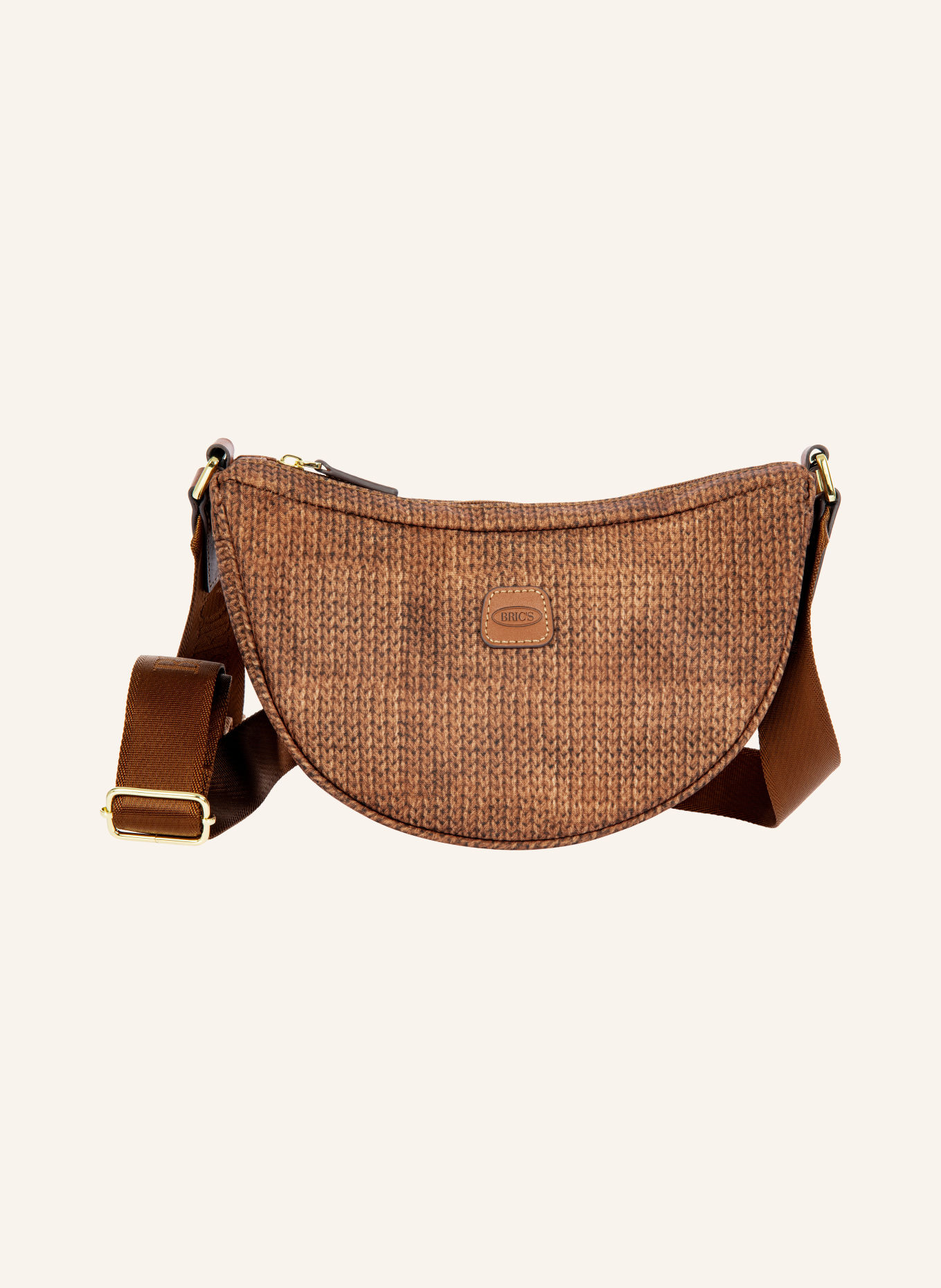 BRIC'S Sac à bandoulière X-COLLECTION: MARRON / OR