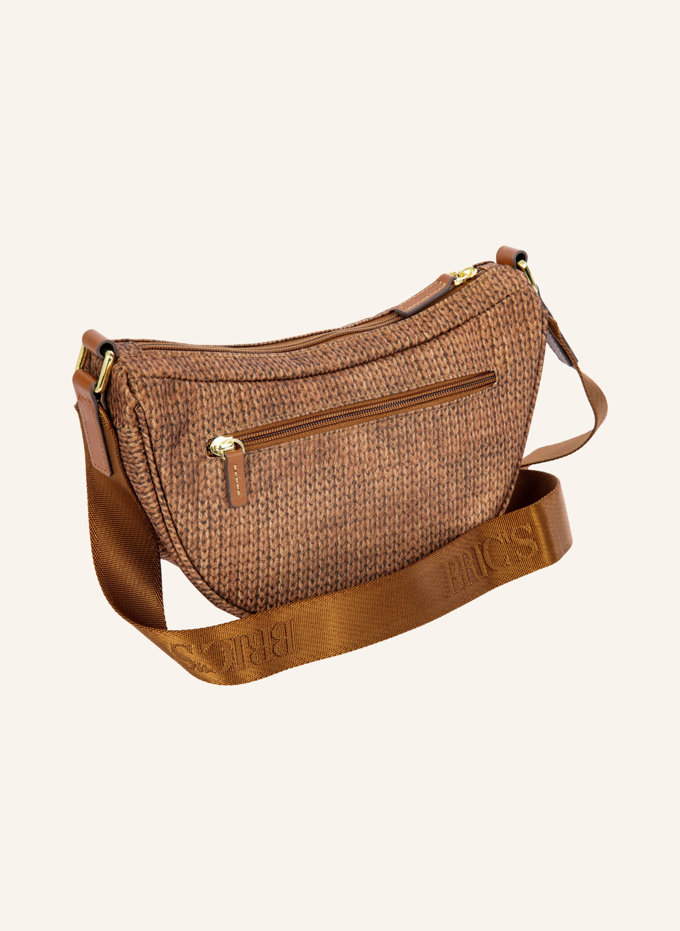 BRIC'S Sac à bandoulière X-COLLECTION: MARRON / OR