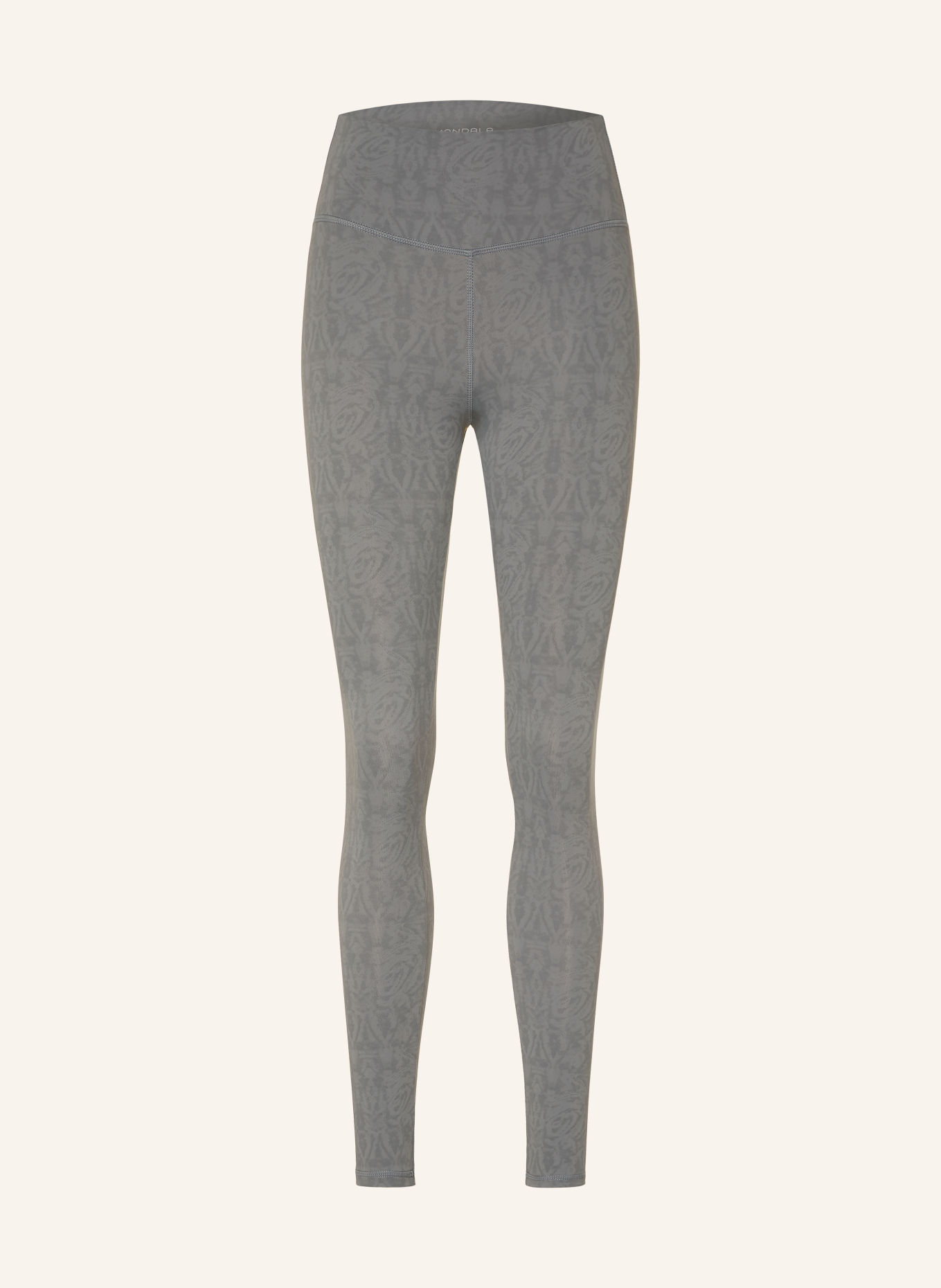 MANDALA Leggings MONO PRINTED: GRAY / DARK GRAY