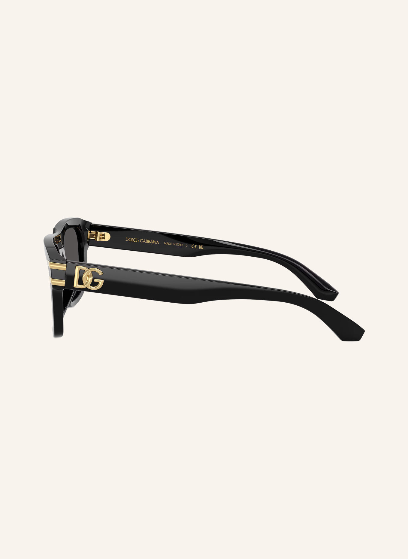 DOLCE & GABBANA Sonnenbrille DG4496: SCHWARZ/ DUNKELGRAU
