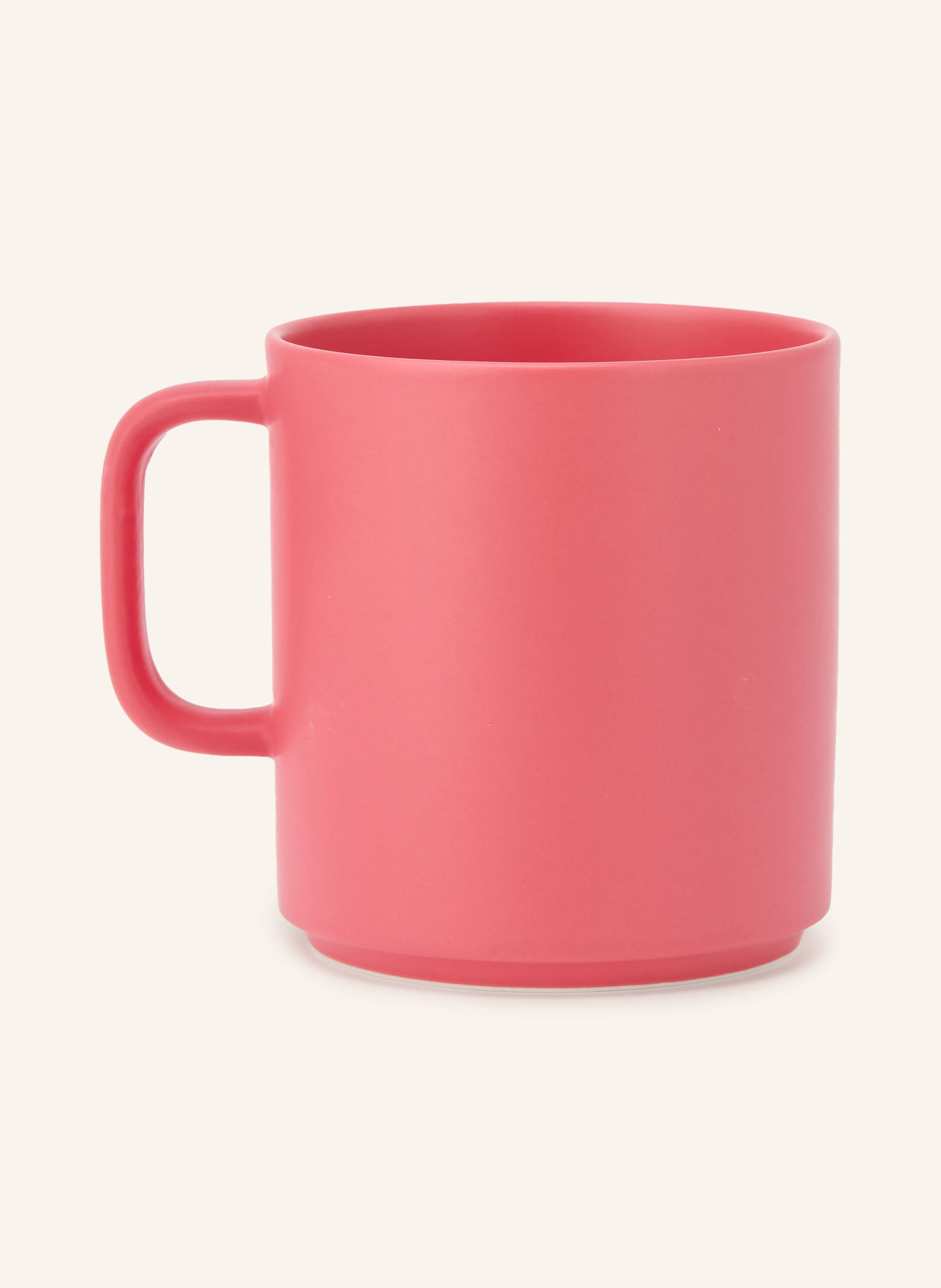 DESIGN LETTERS FAVOURITE CUP Mug: DARK RED / WHITE