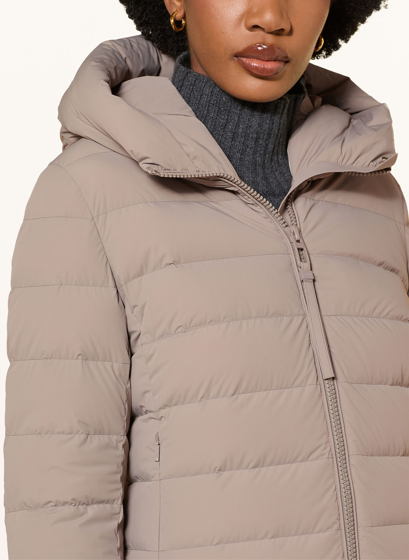 DUNO Lichtgewicht donsjas CELLINI: TAUPE