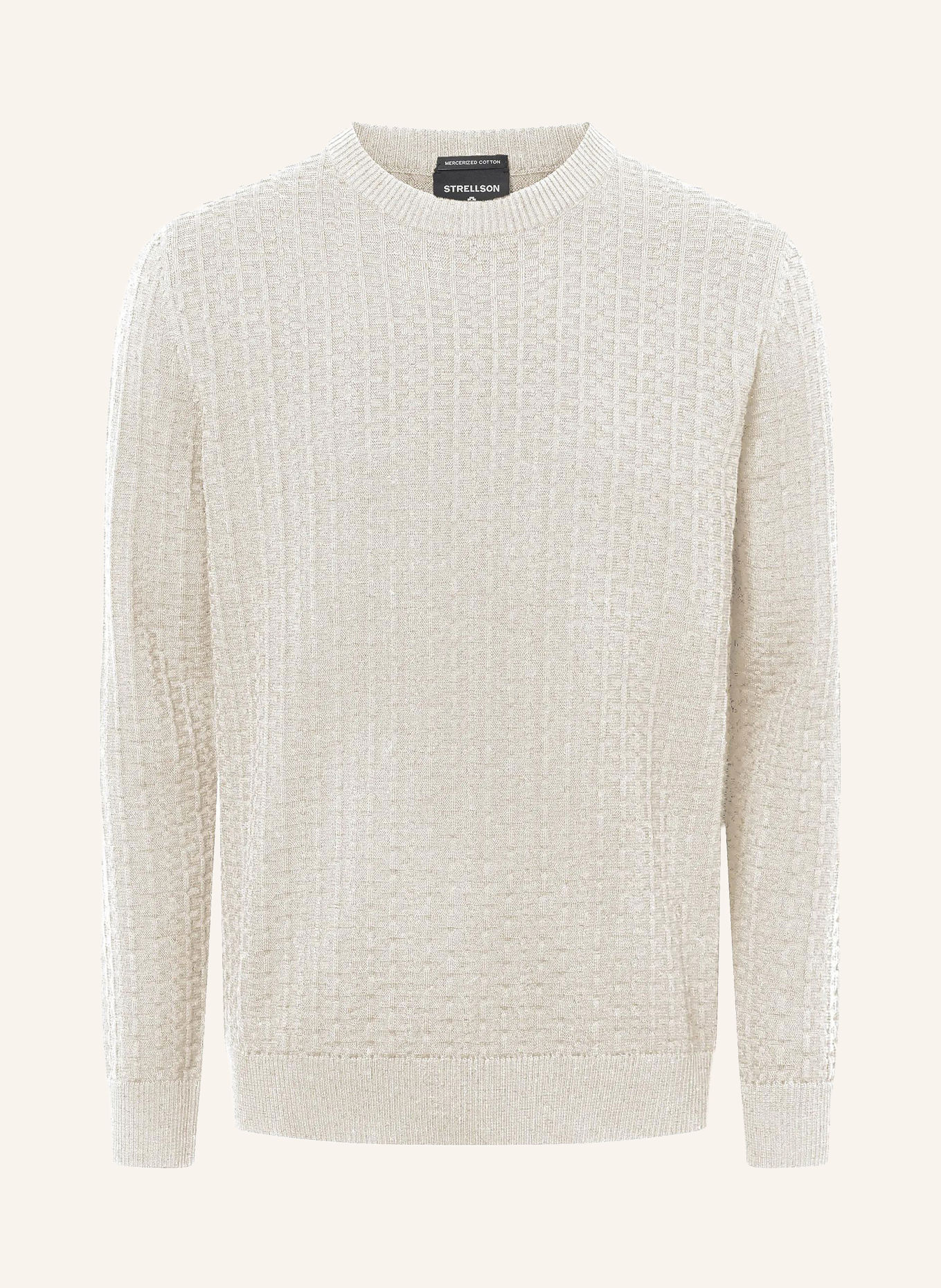 STRELLSON Pullover ADRIAN: ECRU