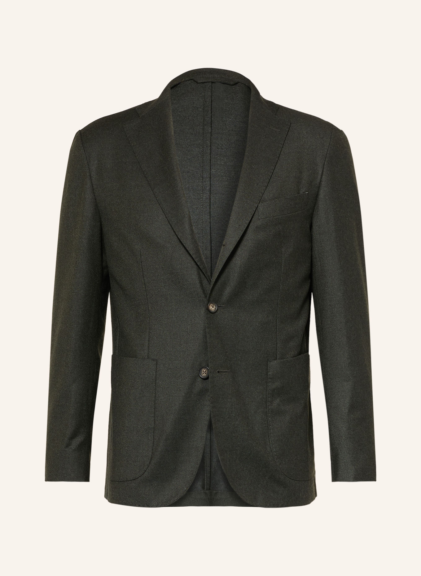 ETON Slim fit-jakke: MØRKEGRØN