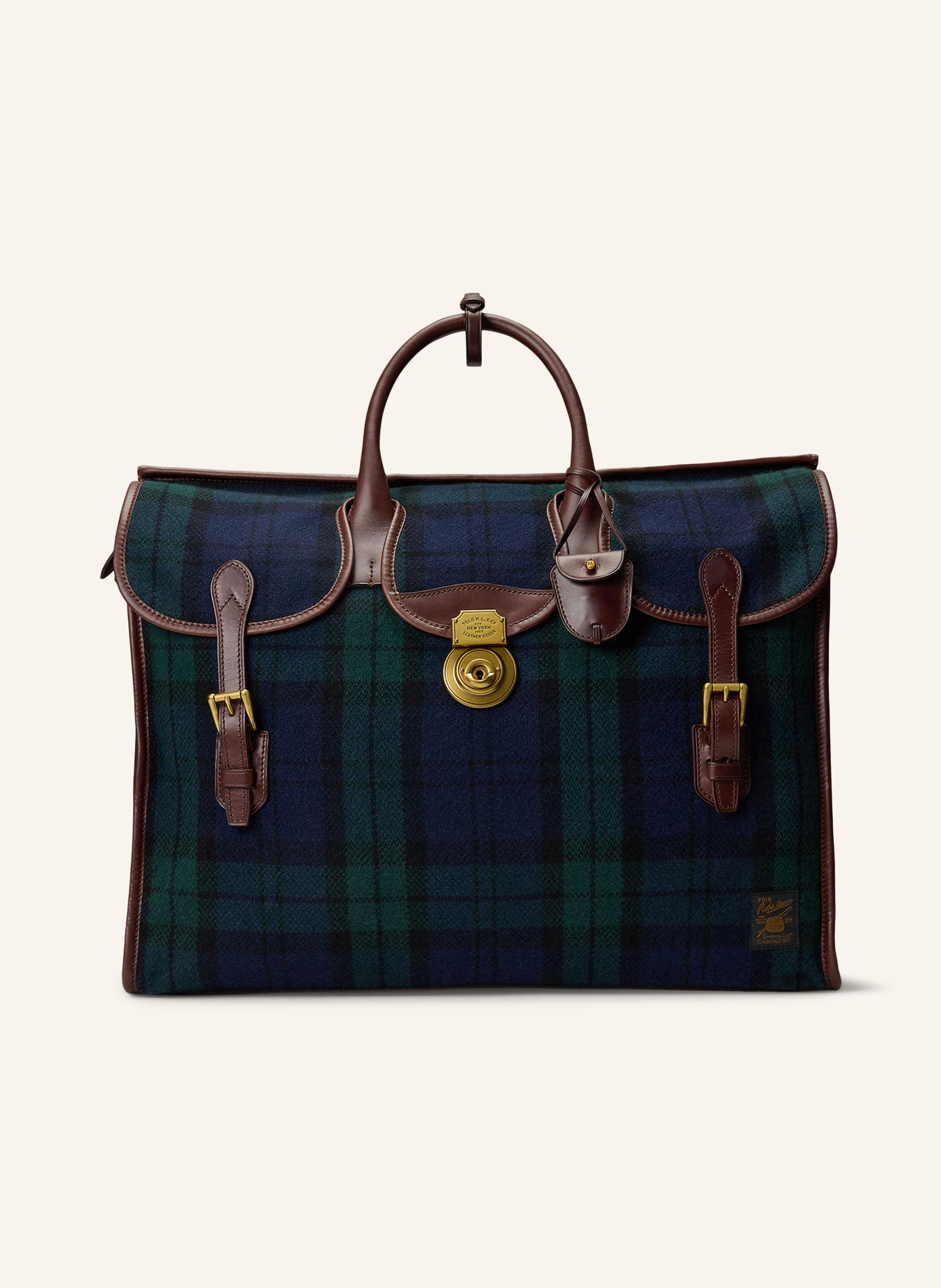 POLO RALPH LAUREN Geantă de weekend: ALBASTRU ÎNCHIS / MARO ÎNCHIS / VERDE ÎNCHIS