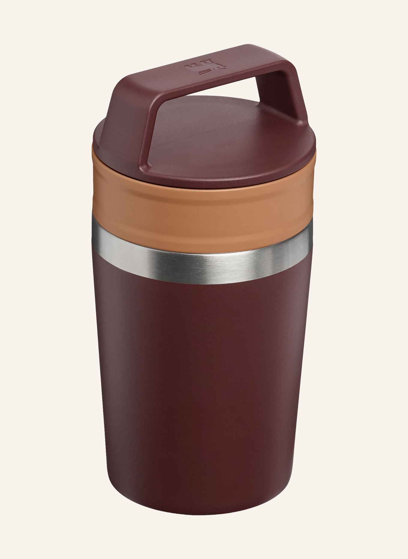 STANLEY Thermal mug THE CAFÉ-TO-GO TRAVEL MUG: DARK BROWN / LIGHT BROWN