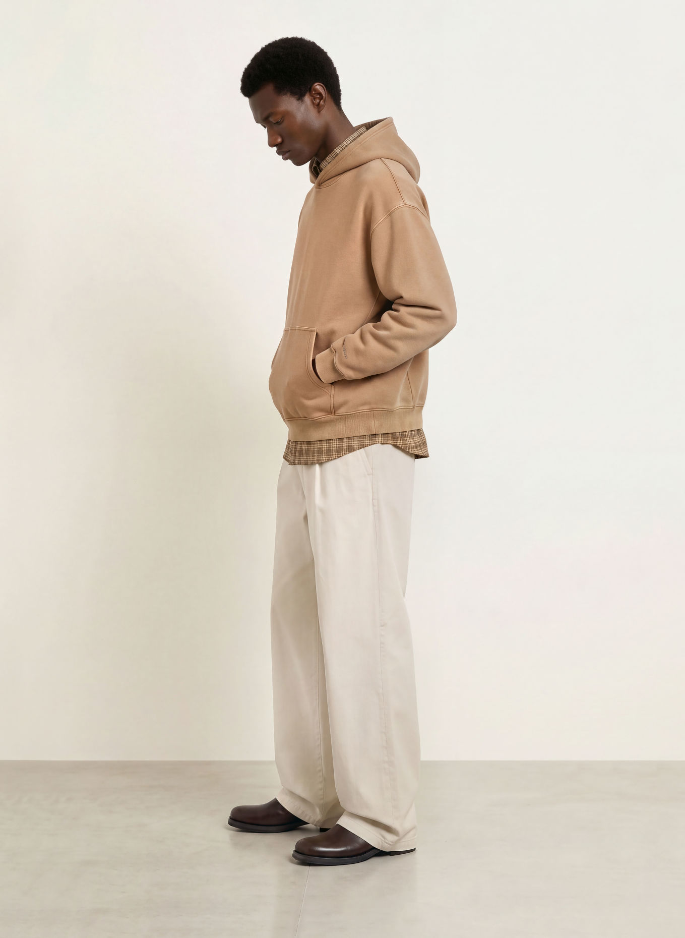 DRYKORN Sweat à capuche KAMILIO: CHAMEAU