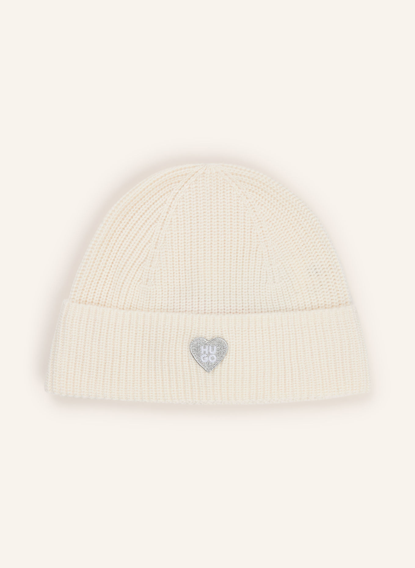 HUGO SENTIALY cap: CREAM
