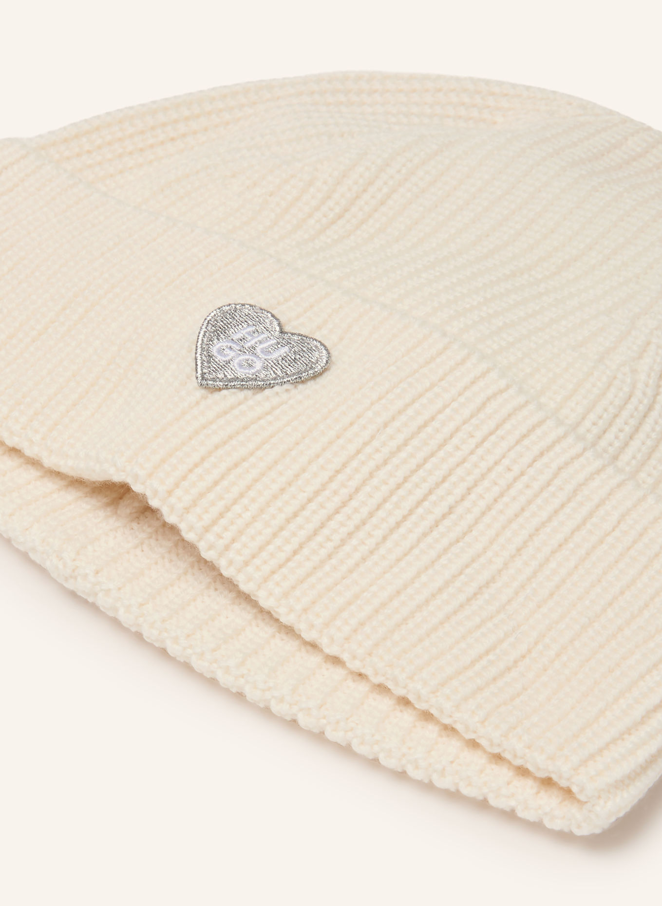 HUGO SENTIALY cap: CREAM