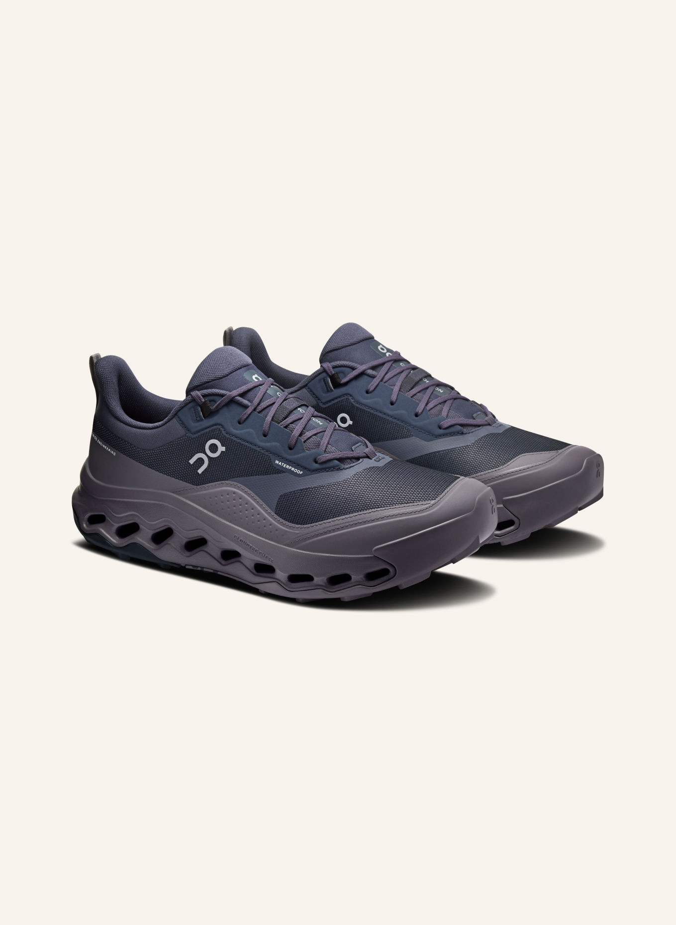 On Wandelschoenen CLOUDHORIZON 2 WATERPROOF: DONKERGRIJS / GRIJS