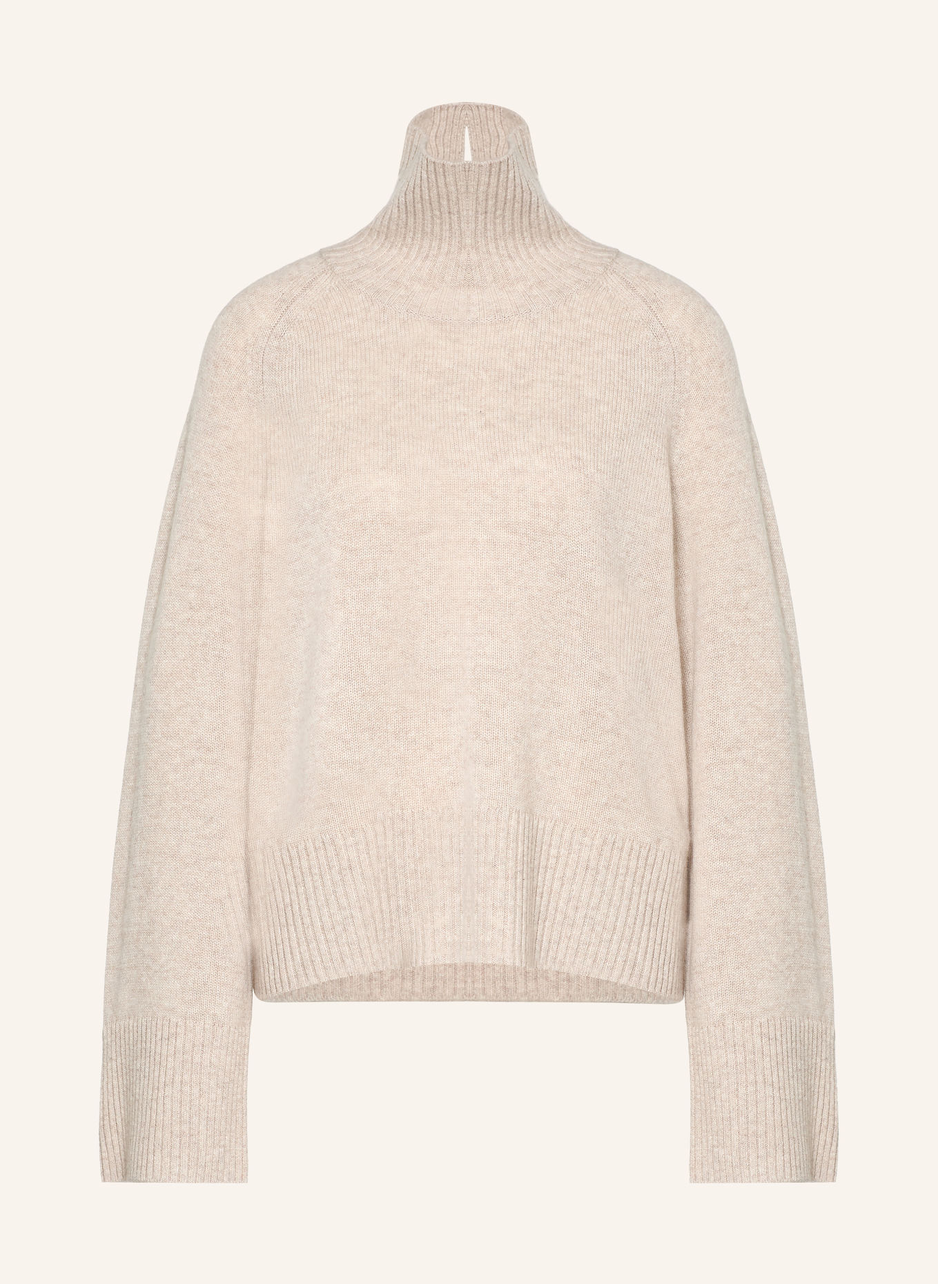 BOSS FALONSO turtleneck sweater: BEIGE