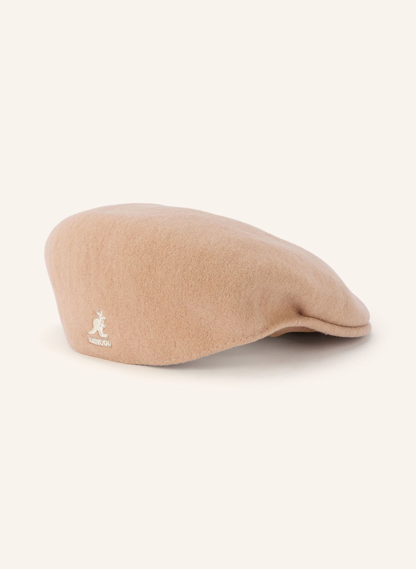 KANGOL Beanie: BEIGE