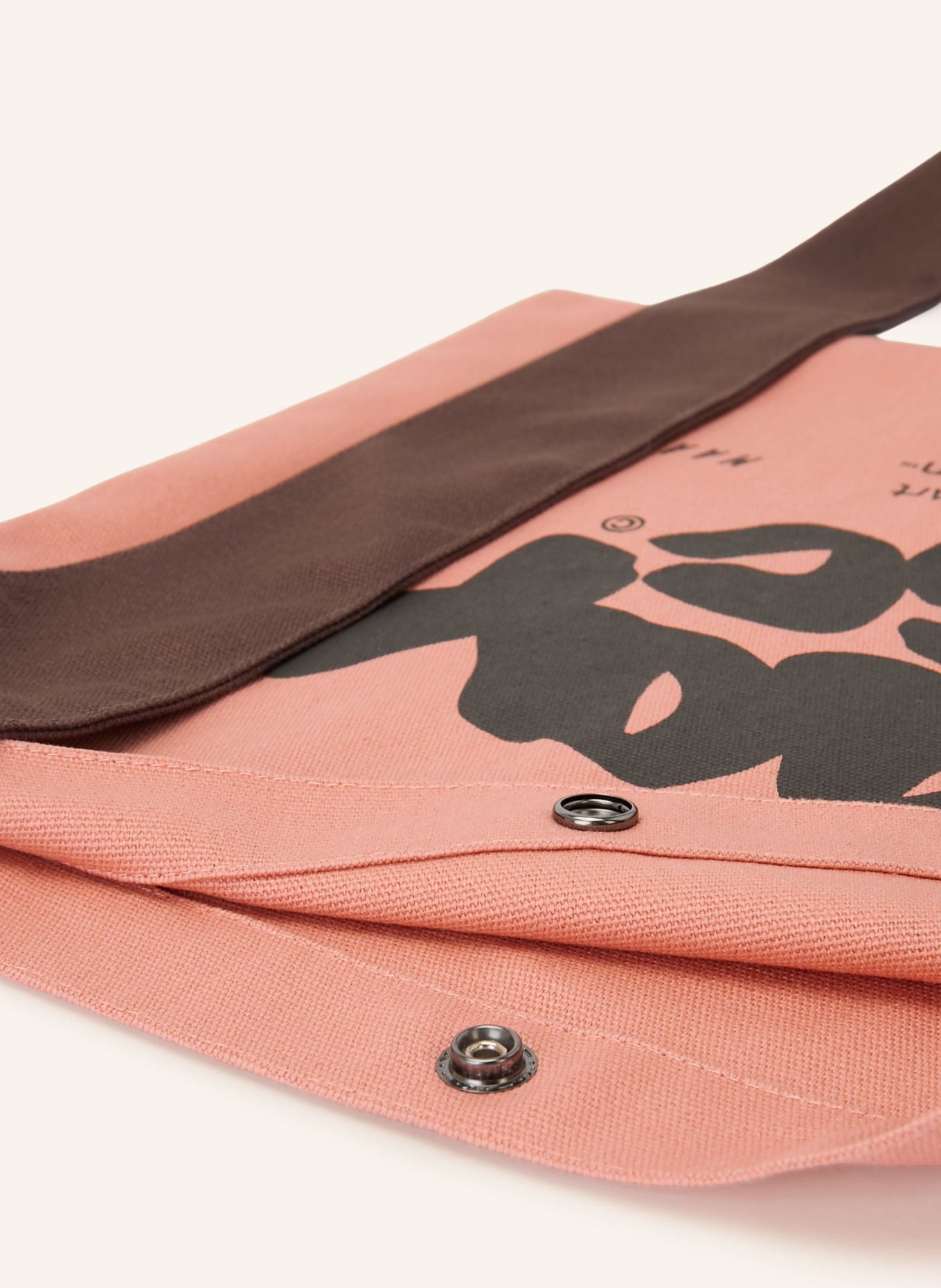 MAAP STRATA MUSETTE Crossbody Bag: LIGHT RED / DARK BROWN / BLACK