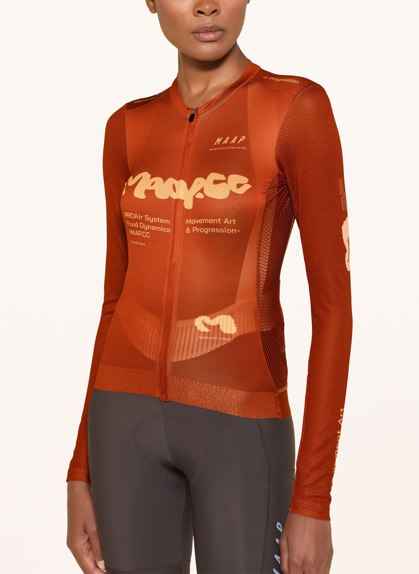 MAAP STRATA PRO AIR 3.0 Cycling jersey: DARK RED