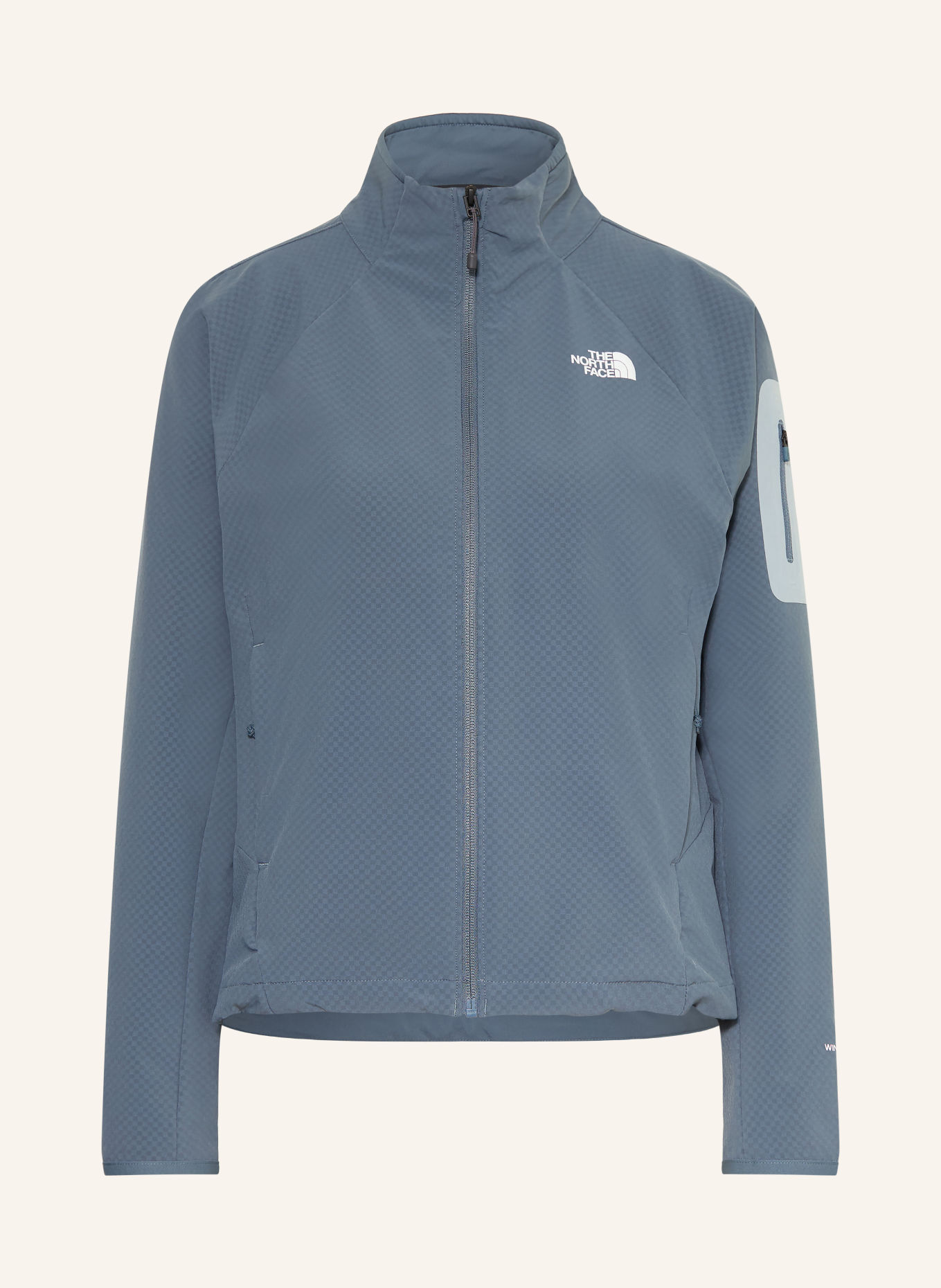 THE NORTH FACE Funktionsjacke TEK APPROACH: BLAUGRAU / HELLBLAU