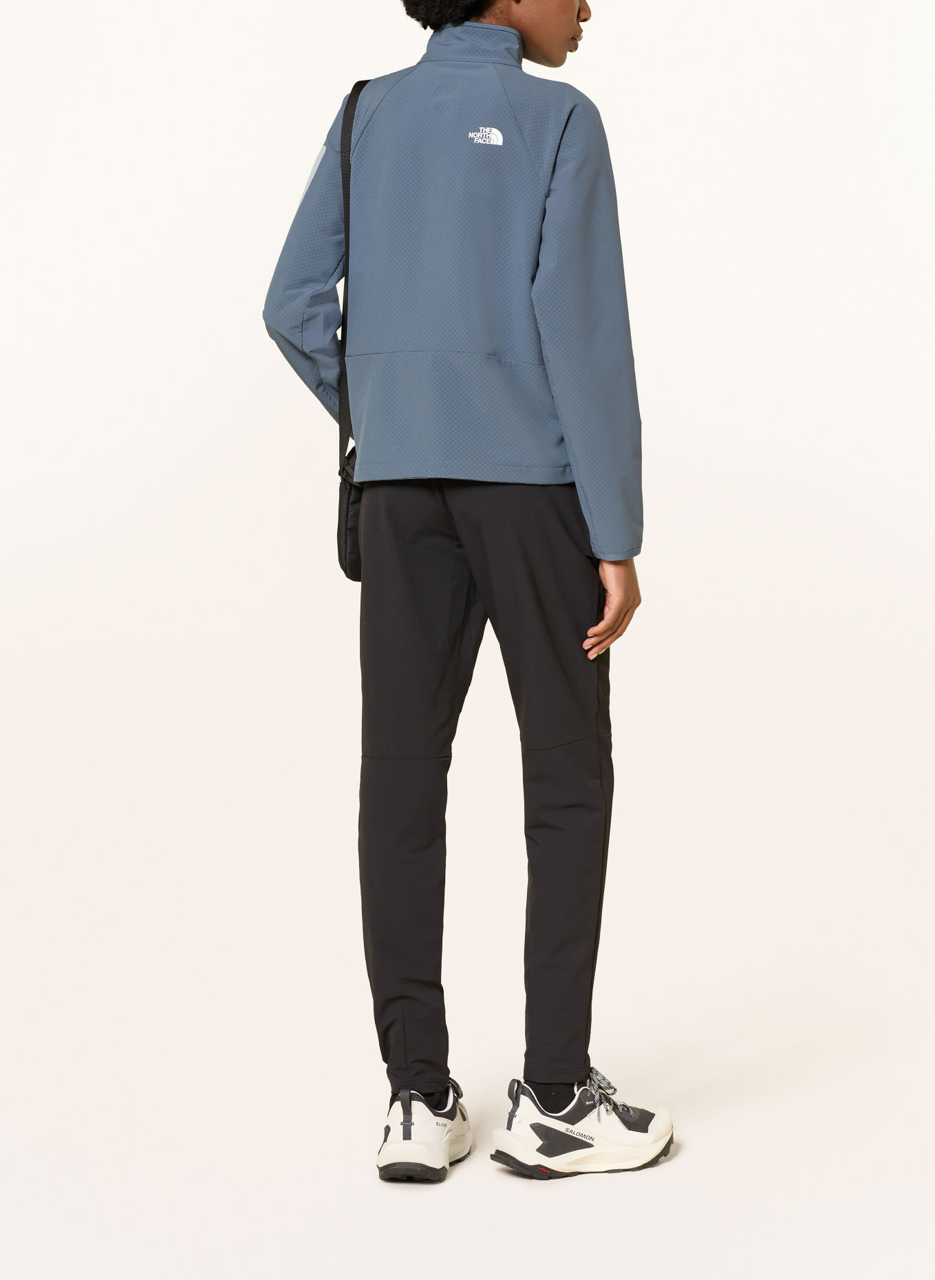 THE NORTH FACE Funktionsjacke TEK APPROACH: BLAUGRAU / HELLBLAU