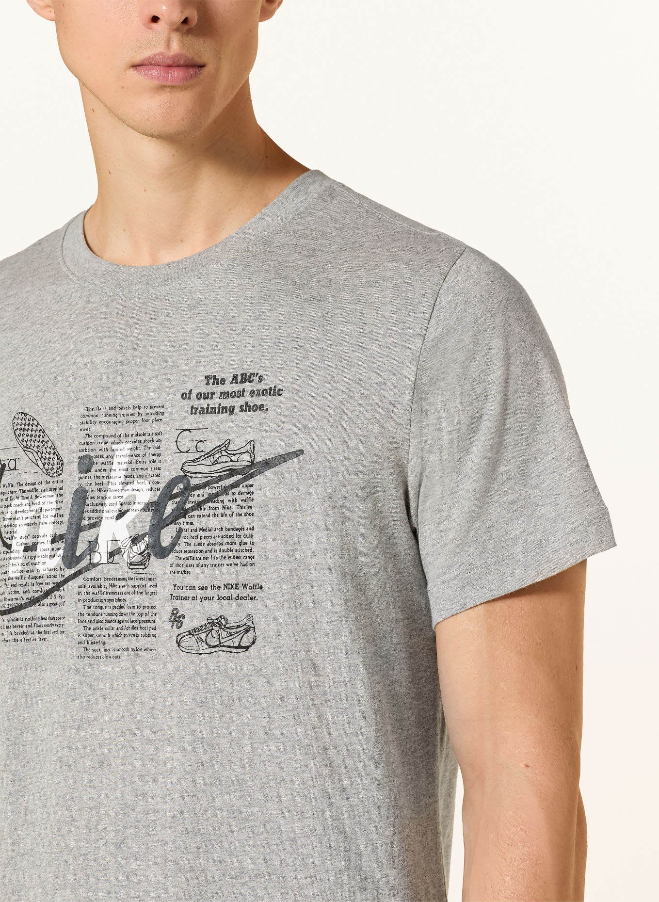 Nike T-shirt SPORTSWEAR: GRIJS / WIT / ZWART