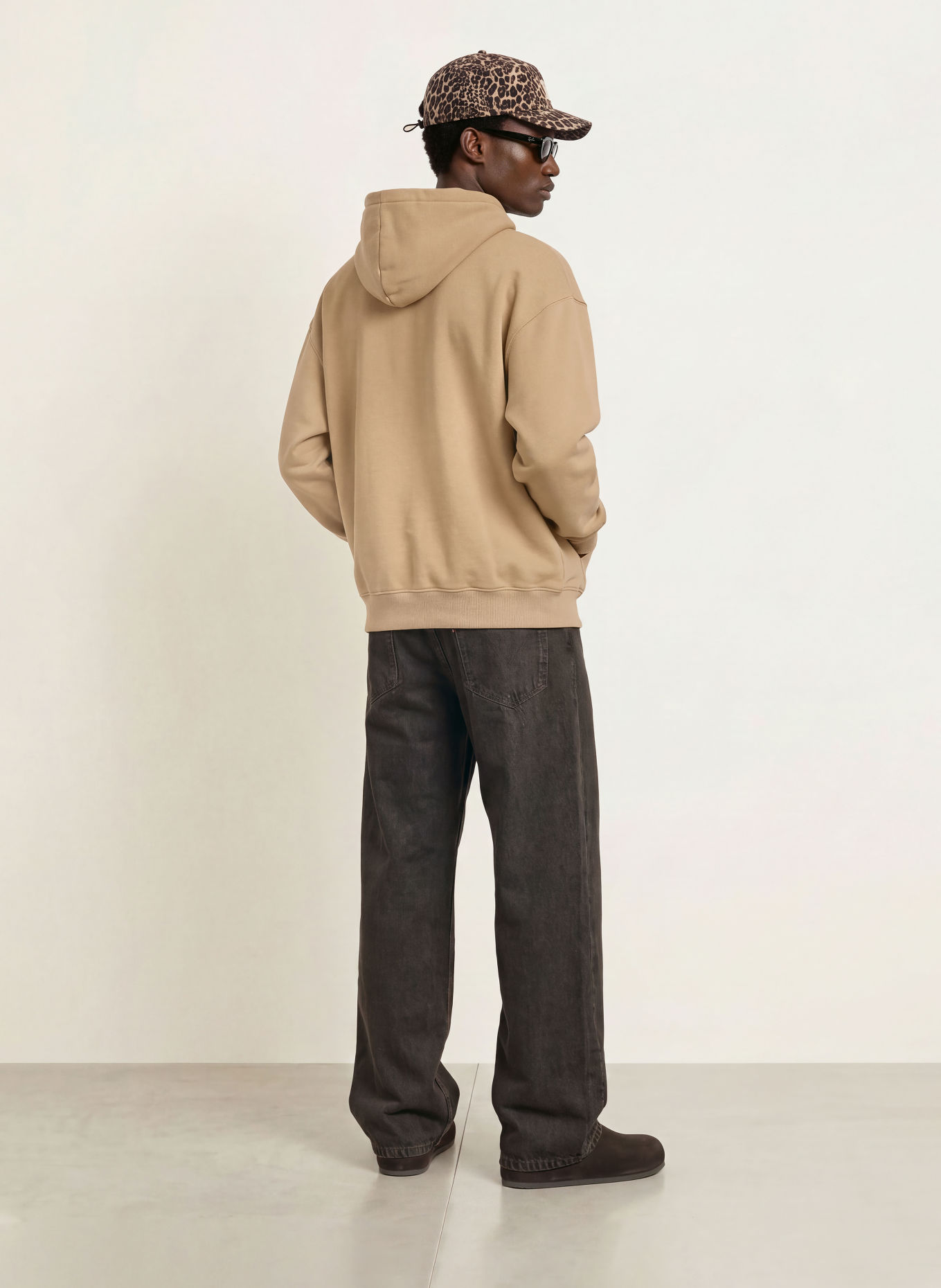 PEGADOR hoodie: BEIGE