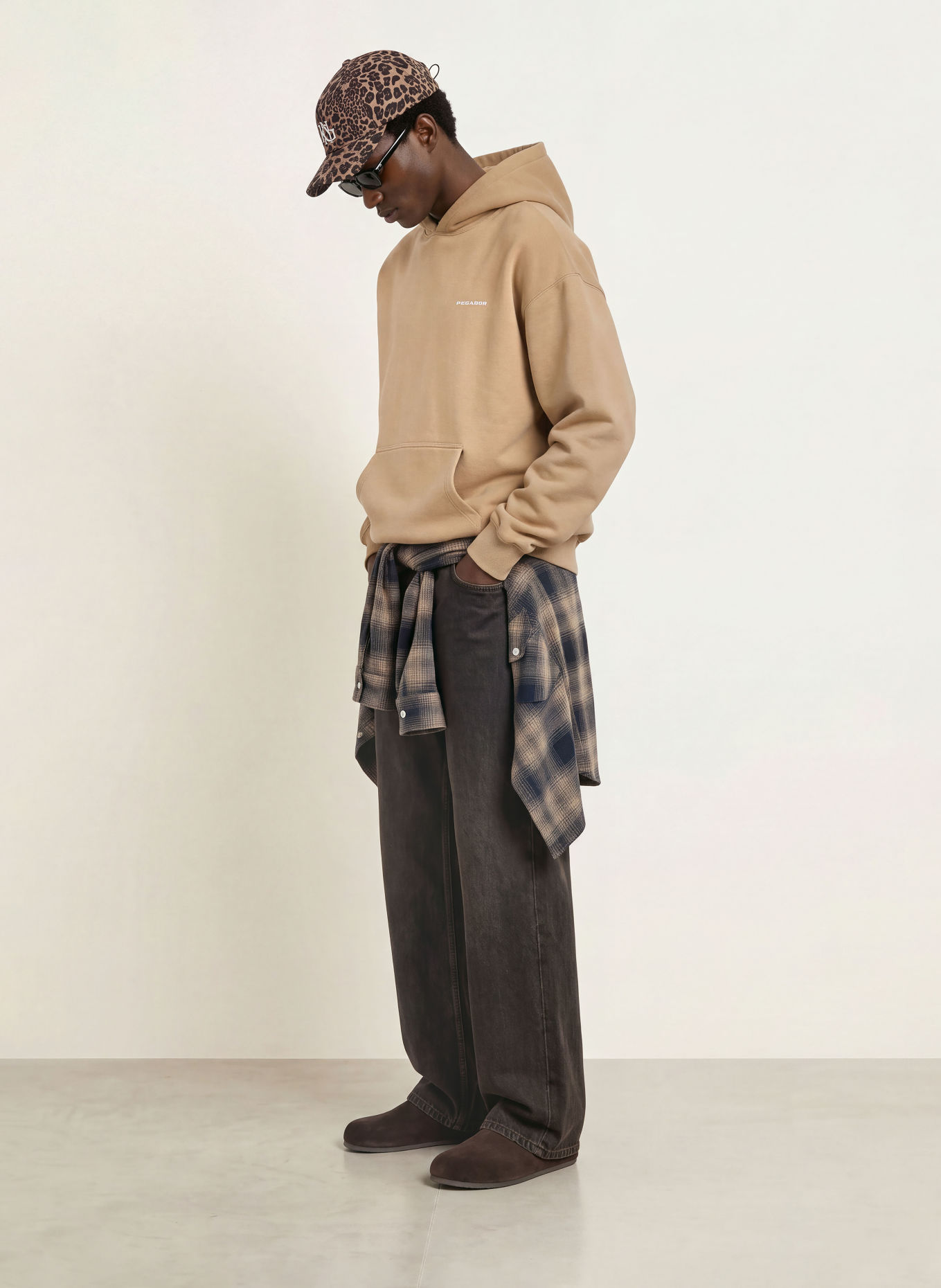 PEGADOR hoodie: BEIGE