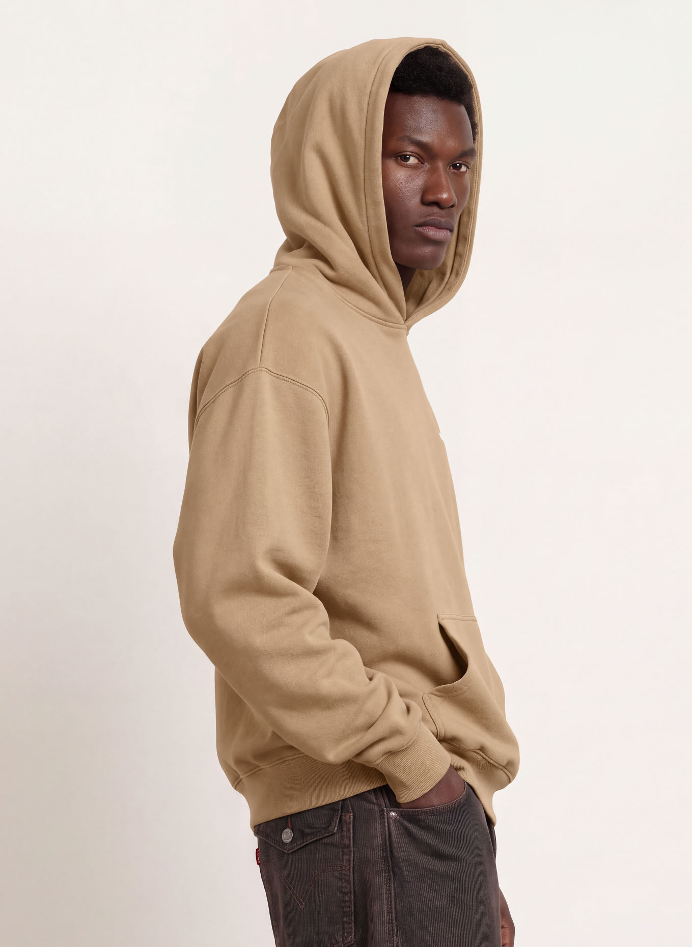 PEGADOR hoodie: BEIGE