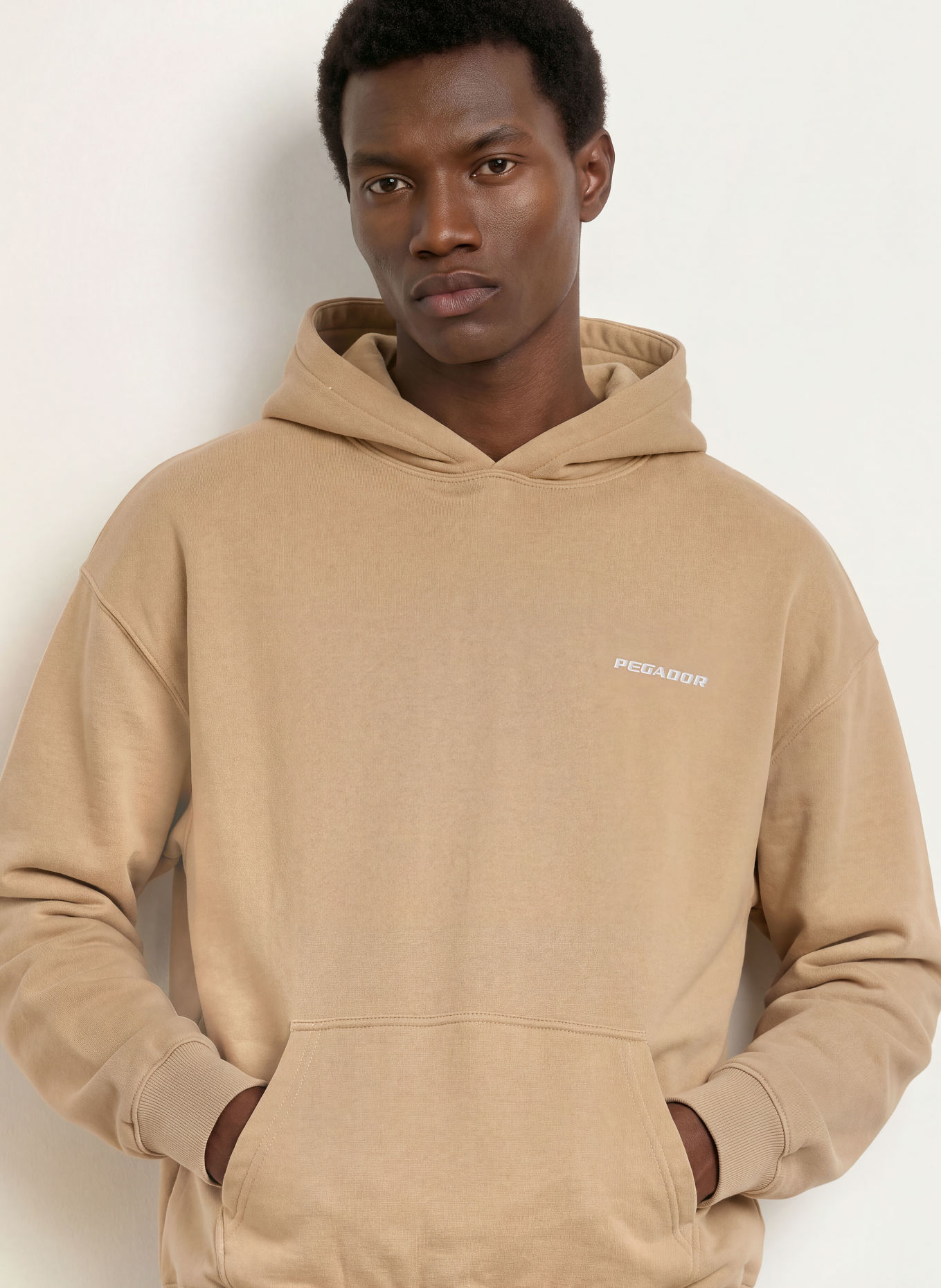 PEGADOR hoodie: BEIGE