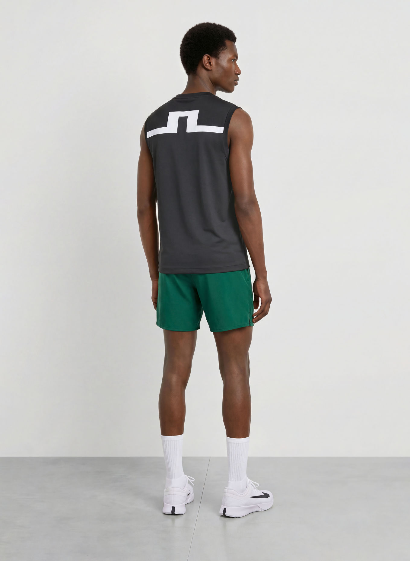 J.LINDEBERG tennisshorts: GROEN / WIT