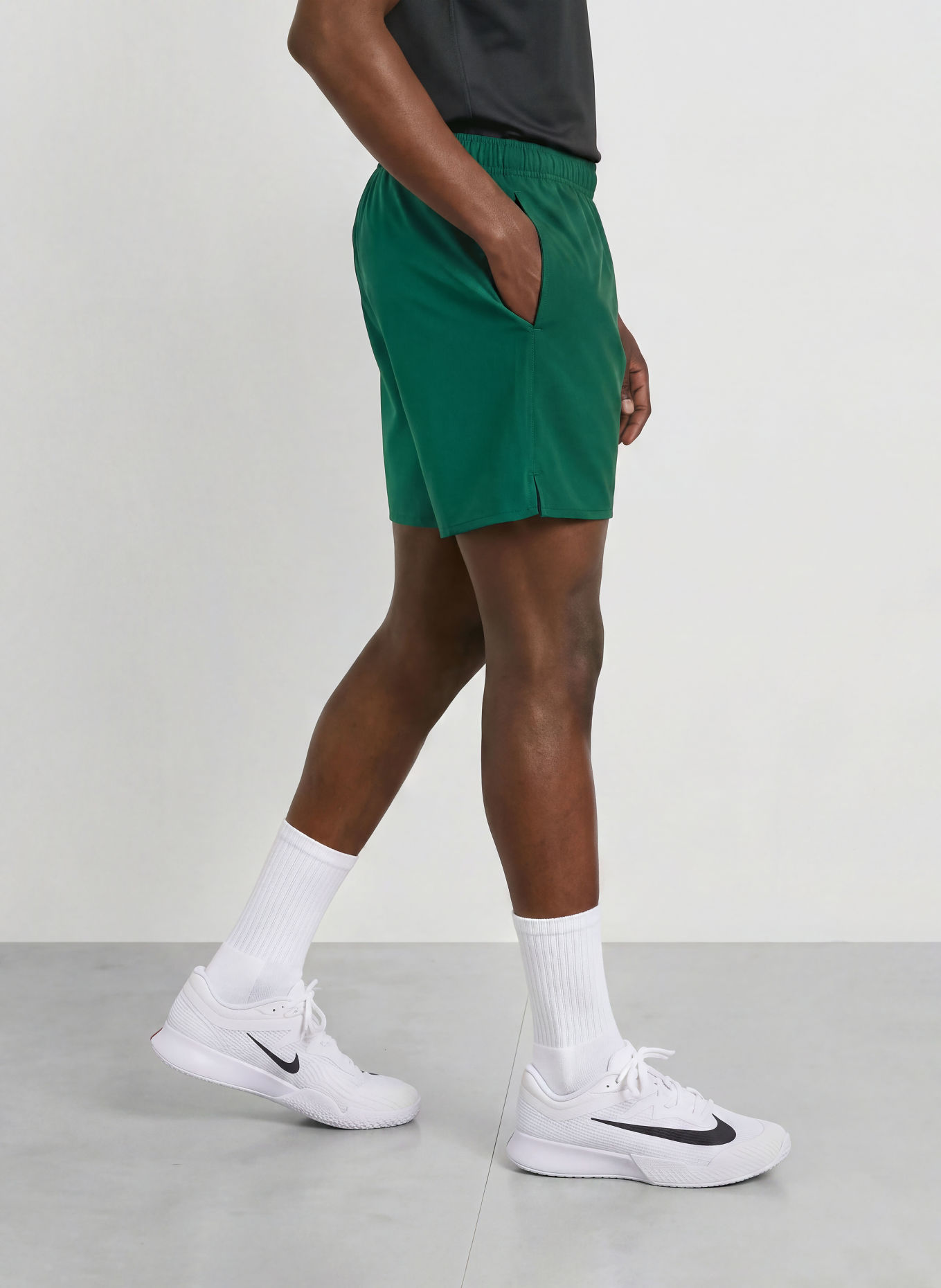 J.LINDEBERG tennisshorts: GROEN / WIT