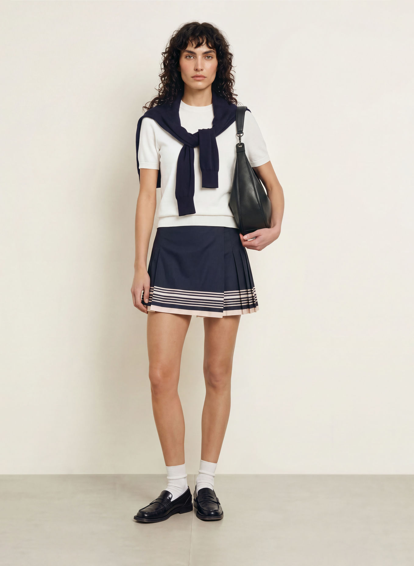 LACOSTE Strickshirt: WEISS