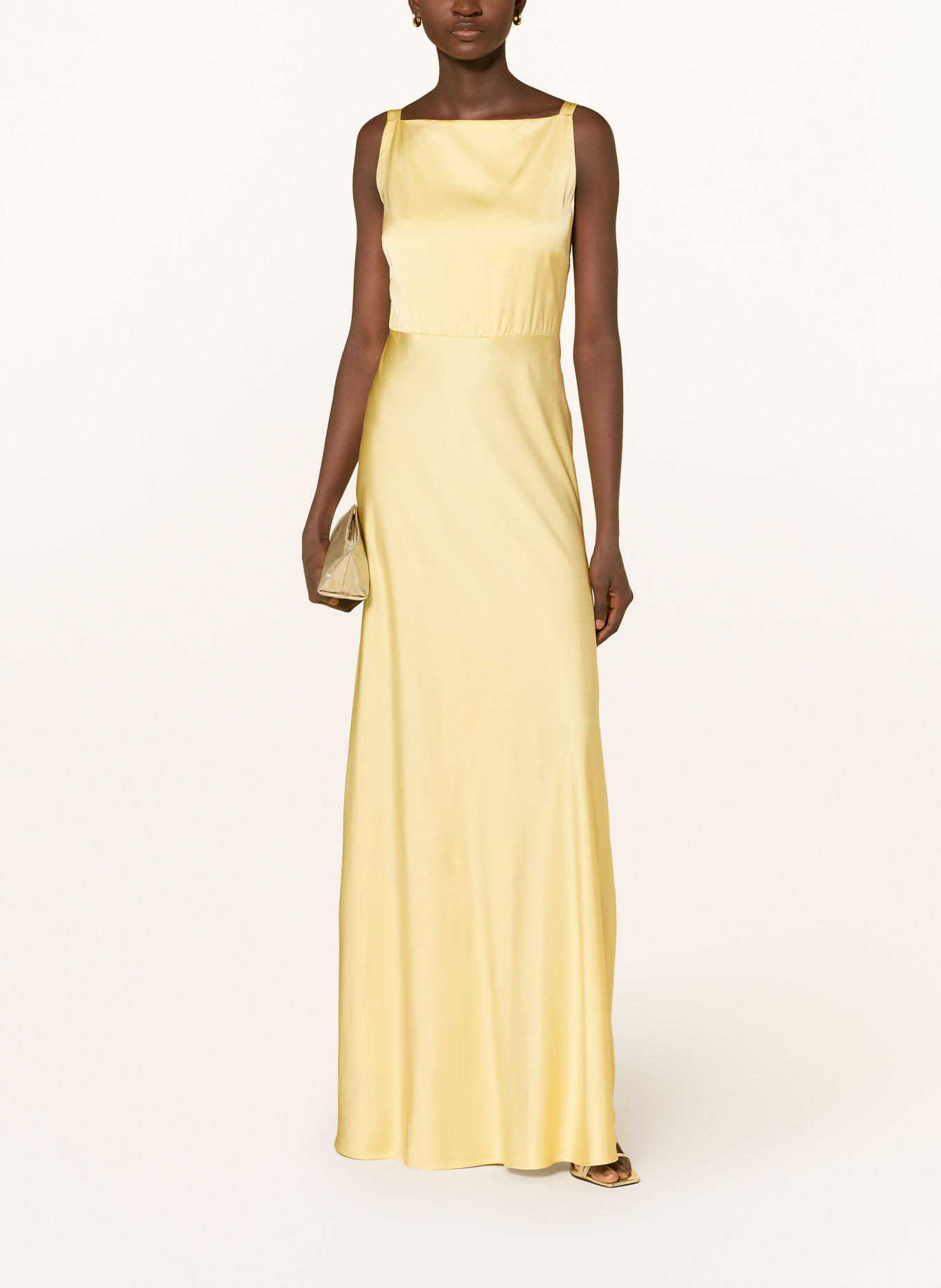 LIU JO Rochie din satin: GALBEN