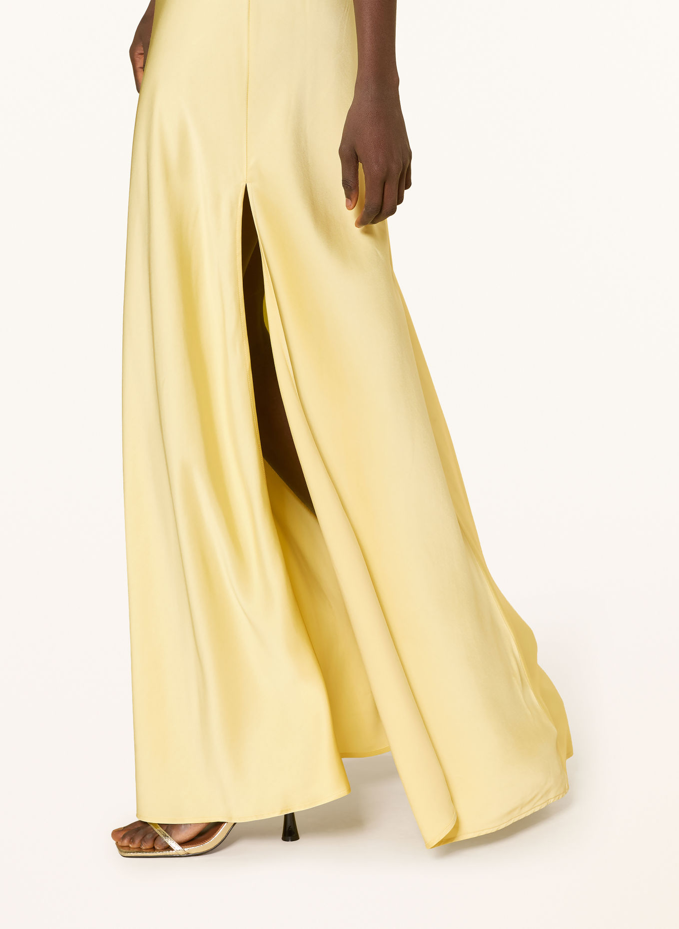LIU JO Rochie din satin: GALBEN