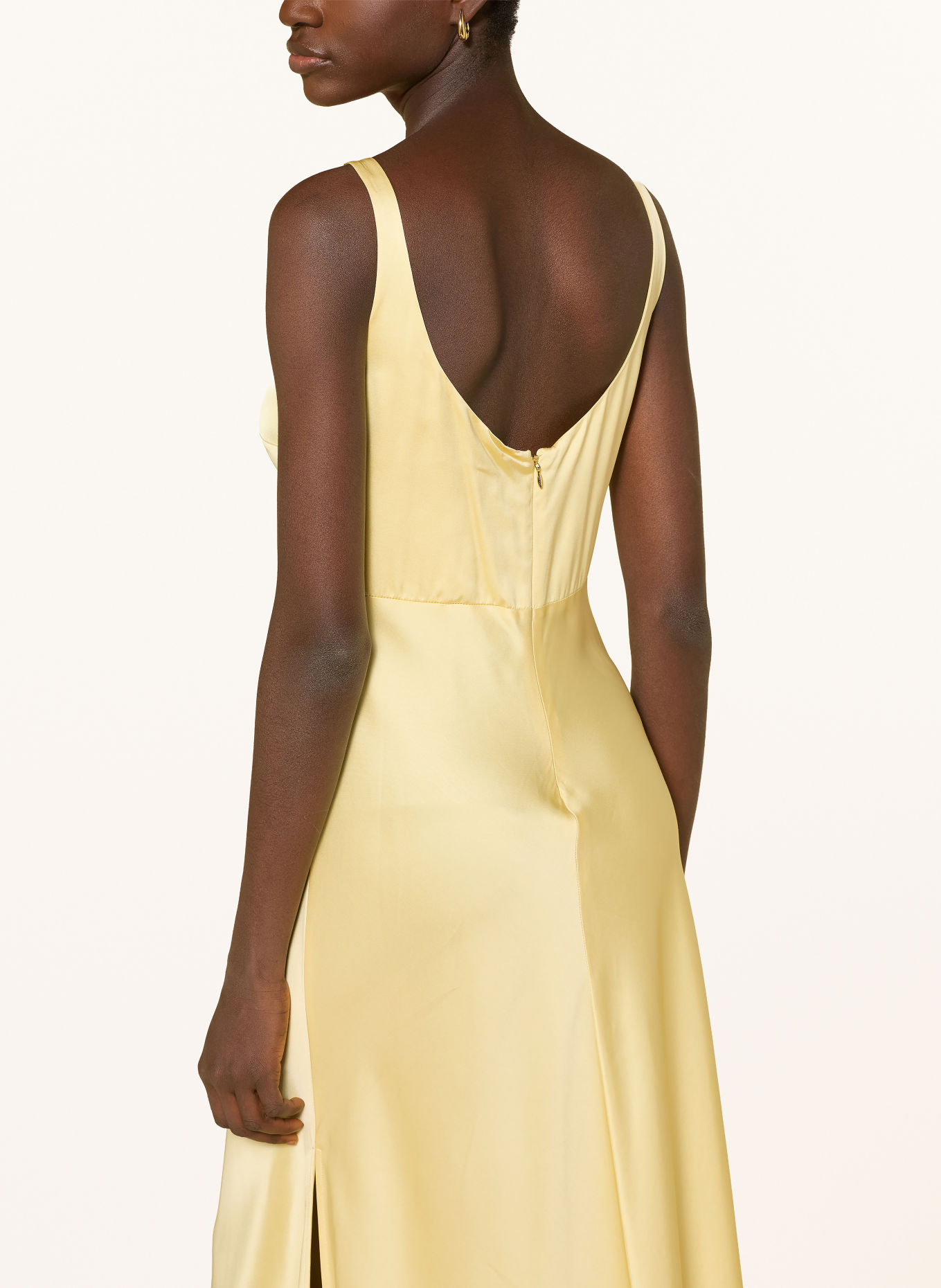 LIU JO Rochie din satin: GALBEN