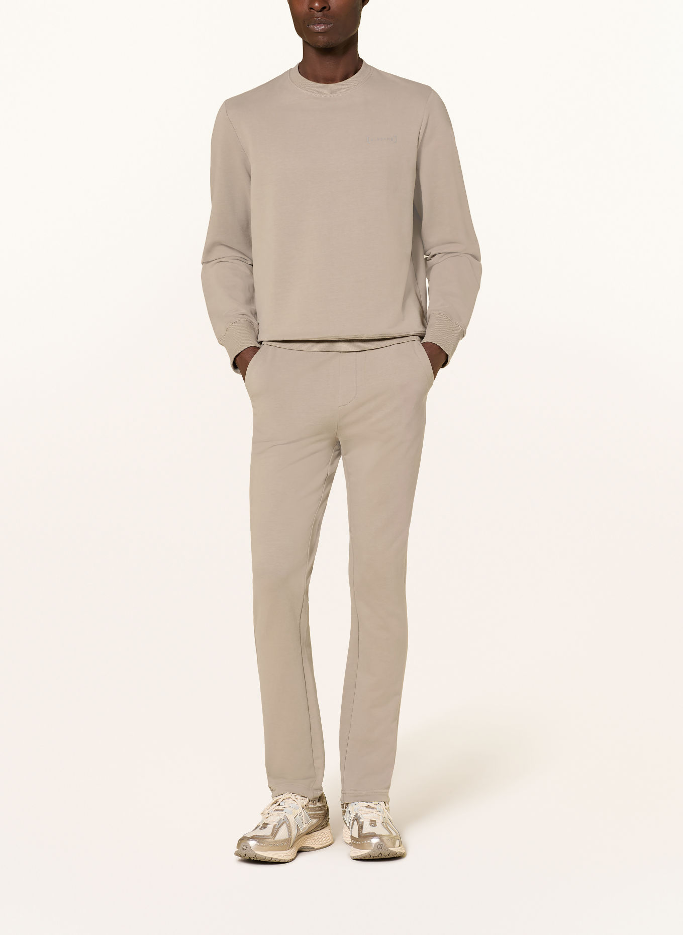 ELBSAND JONTE joggingbroek: BEIGE