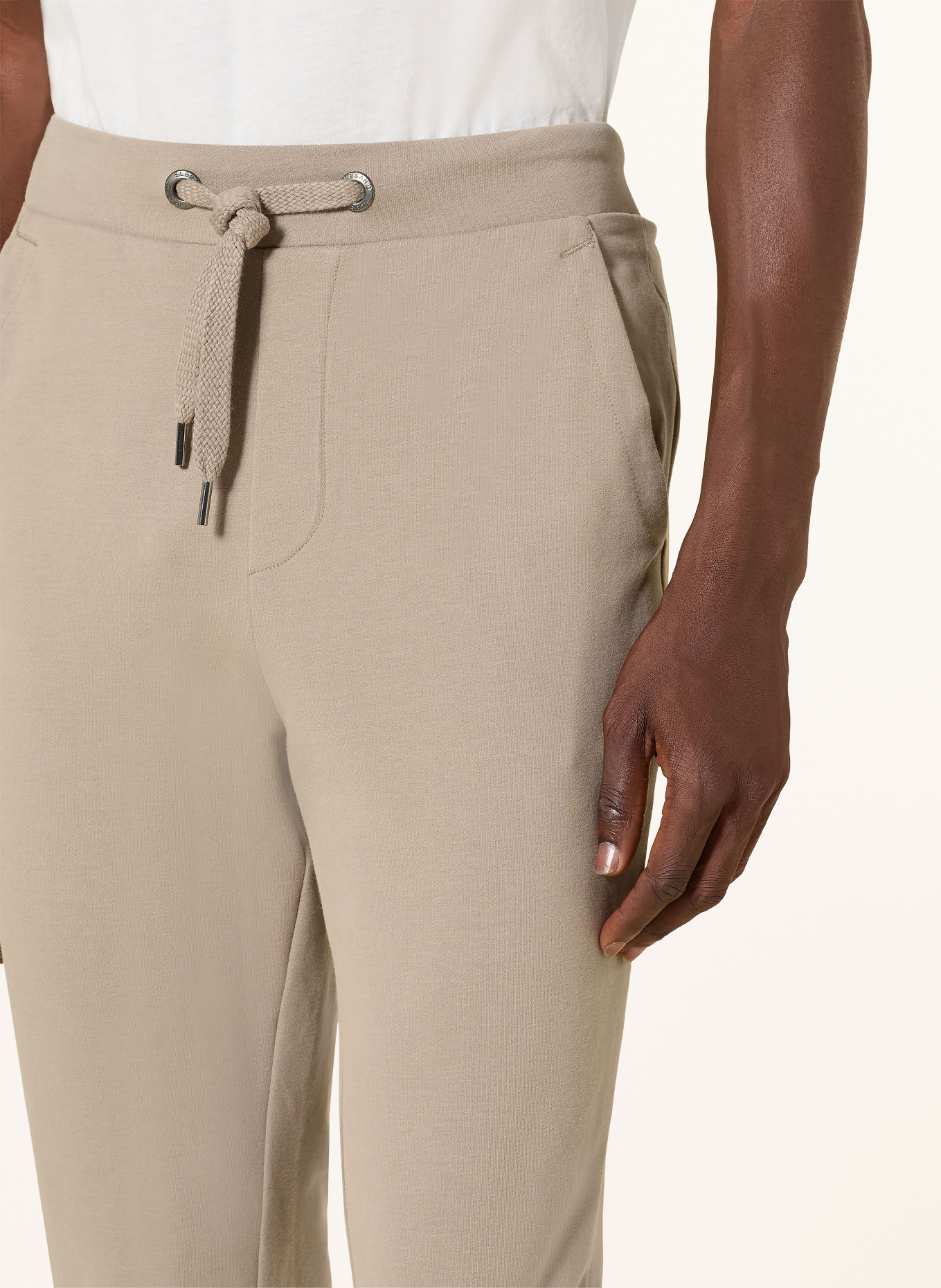 ELBSAND JONTE joggingbroek: BEIGE
