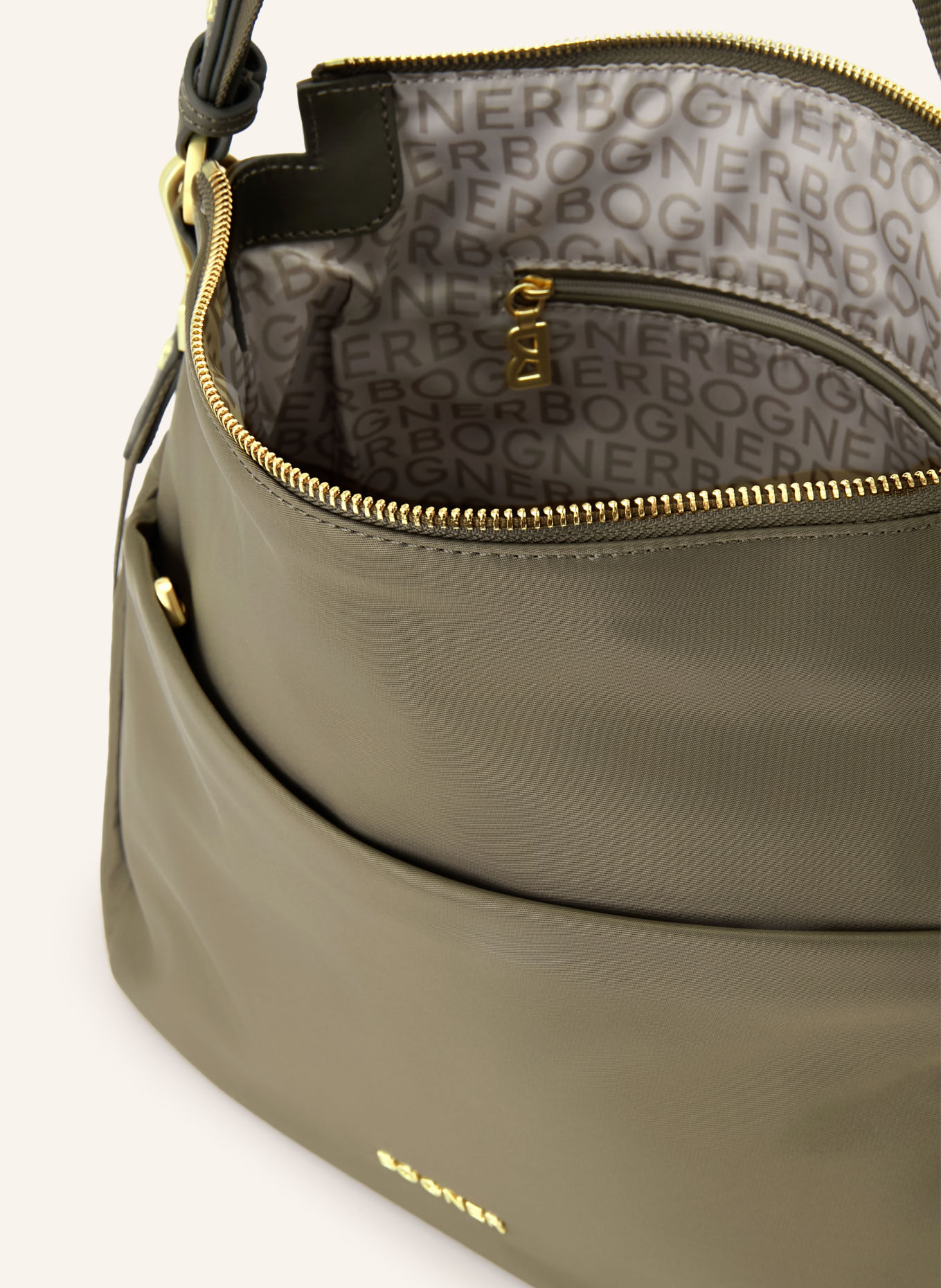 BOGNER KLOSTERS NEVE ISALIE Handbag: BROWN / GOLD