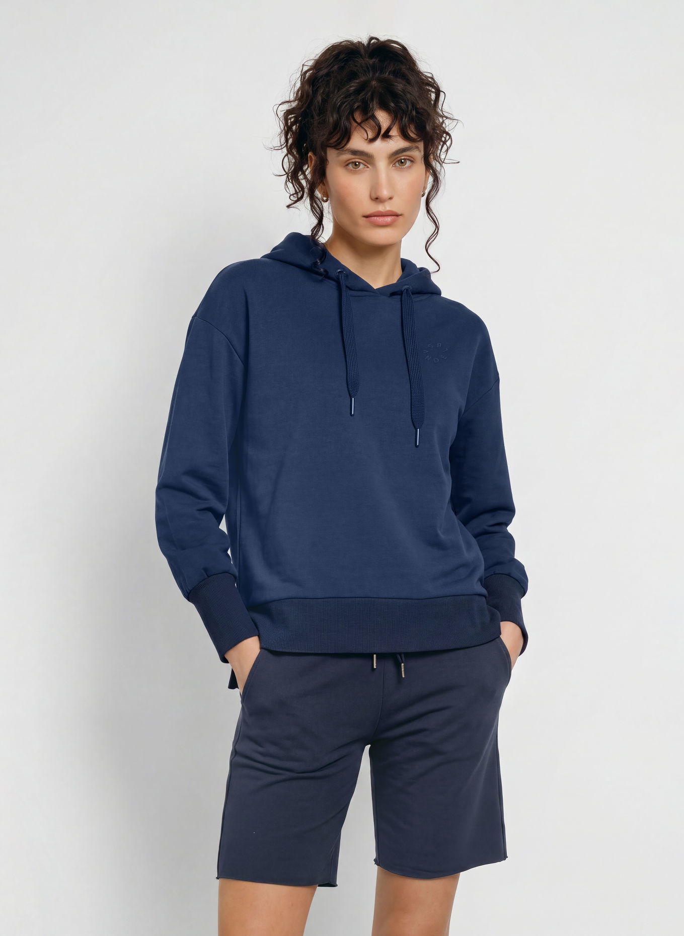 ELBSAND Hoodie LEAH: DONKERBLAUW