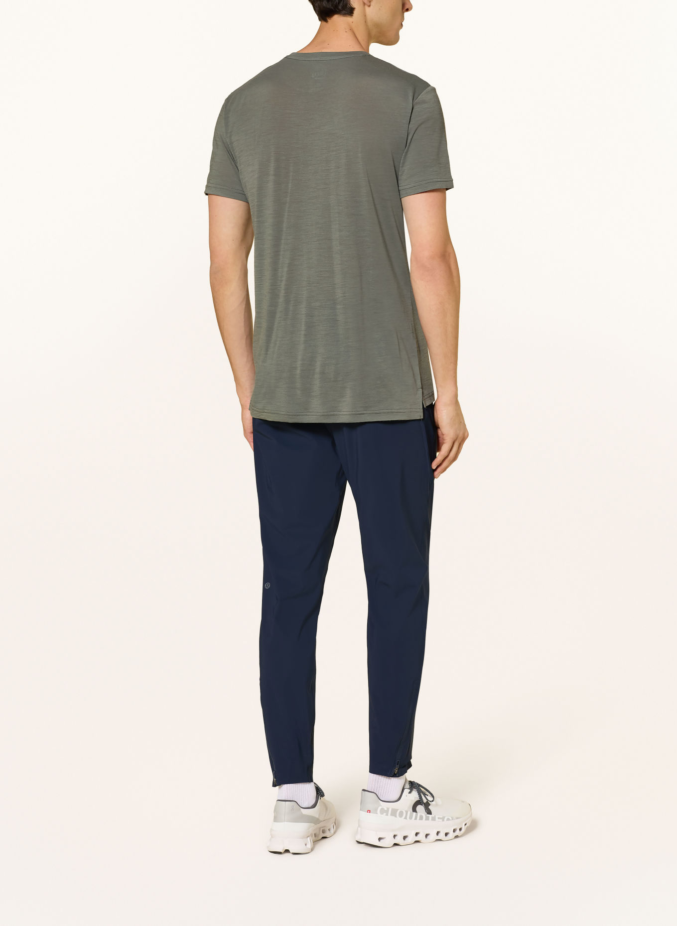 super.natural T-shirt BETTER BIKE med merinould: GRØN