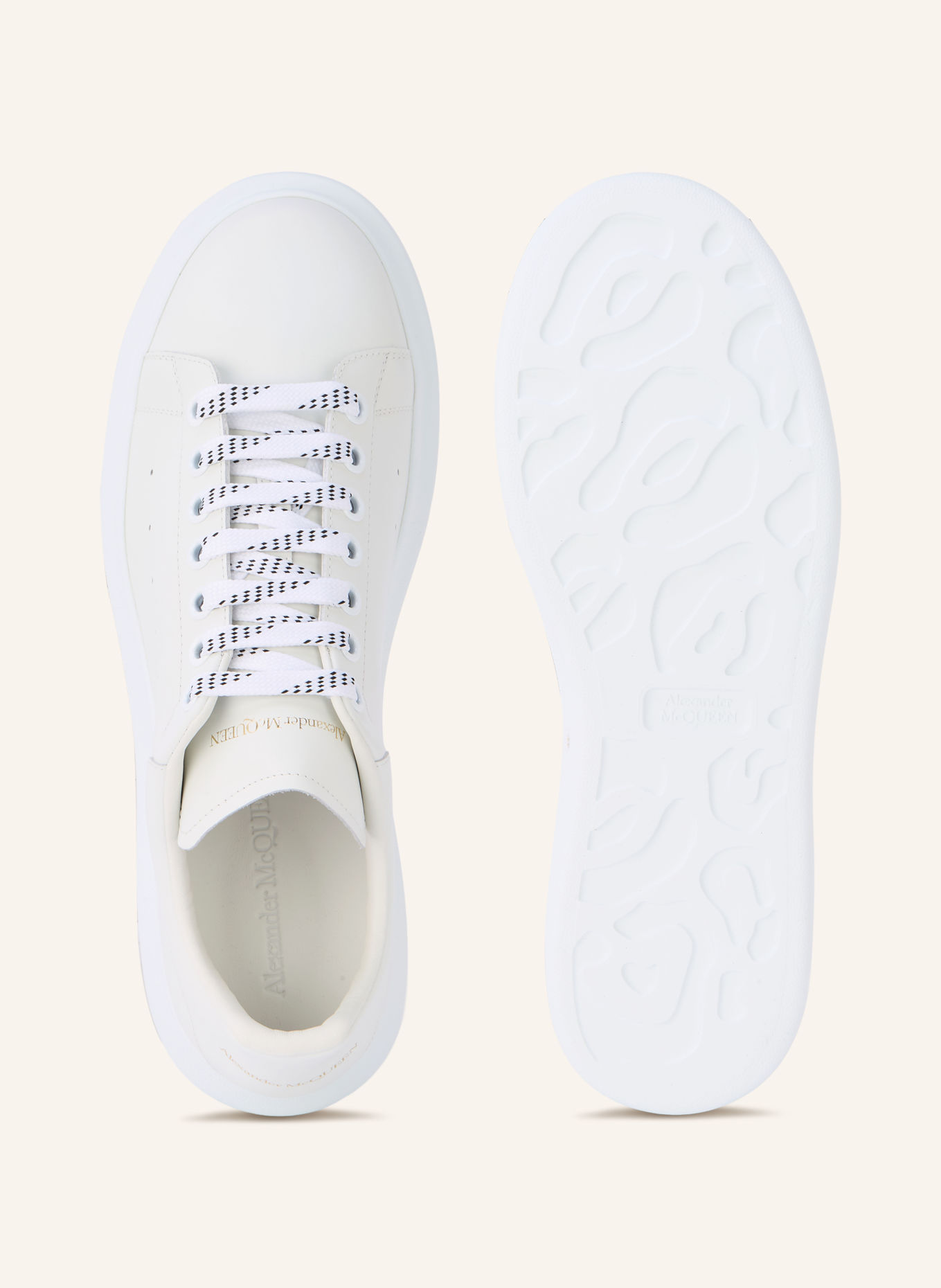McQUEEN Adidași: ALB