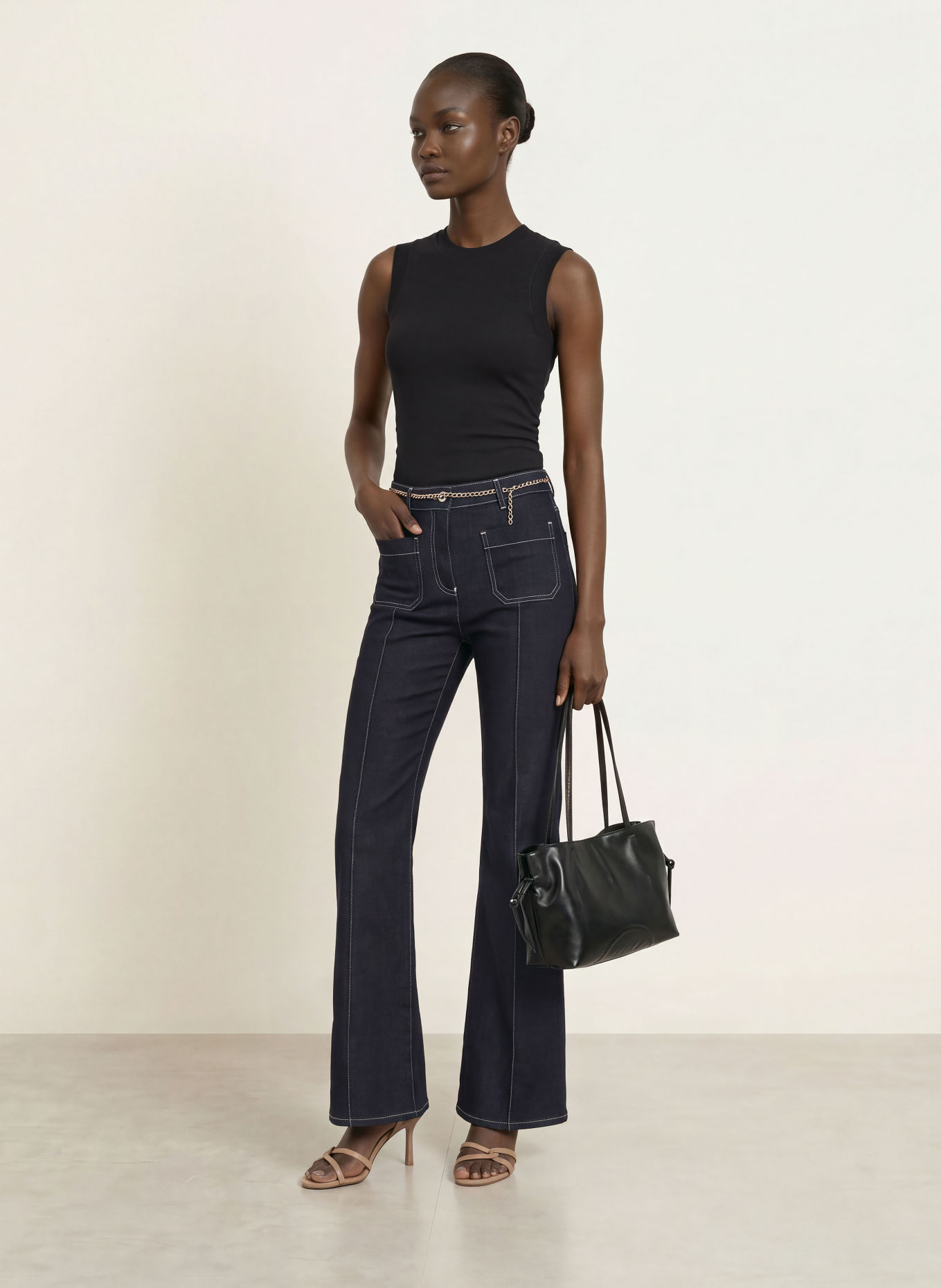 REISS Top TRUDY: ČERNÁ