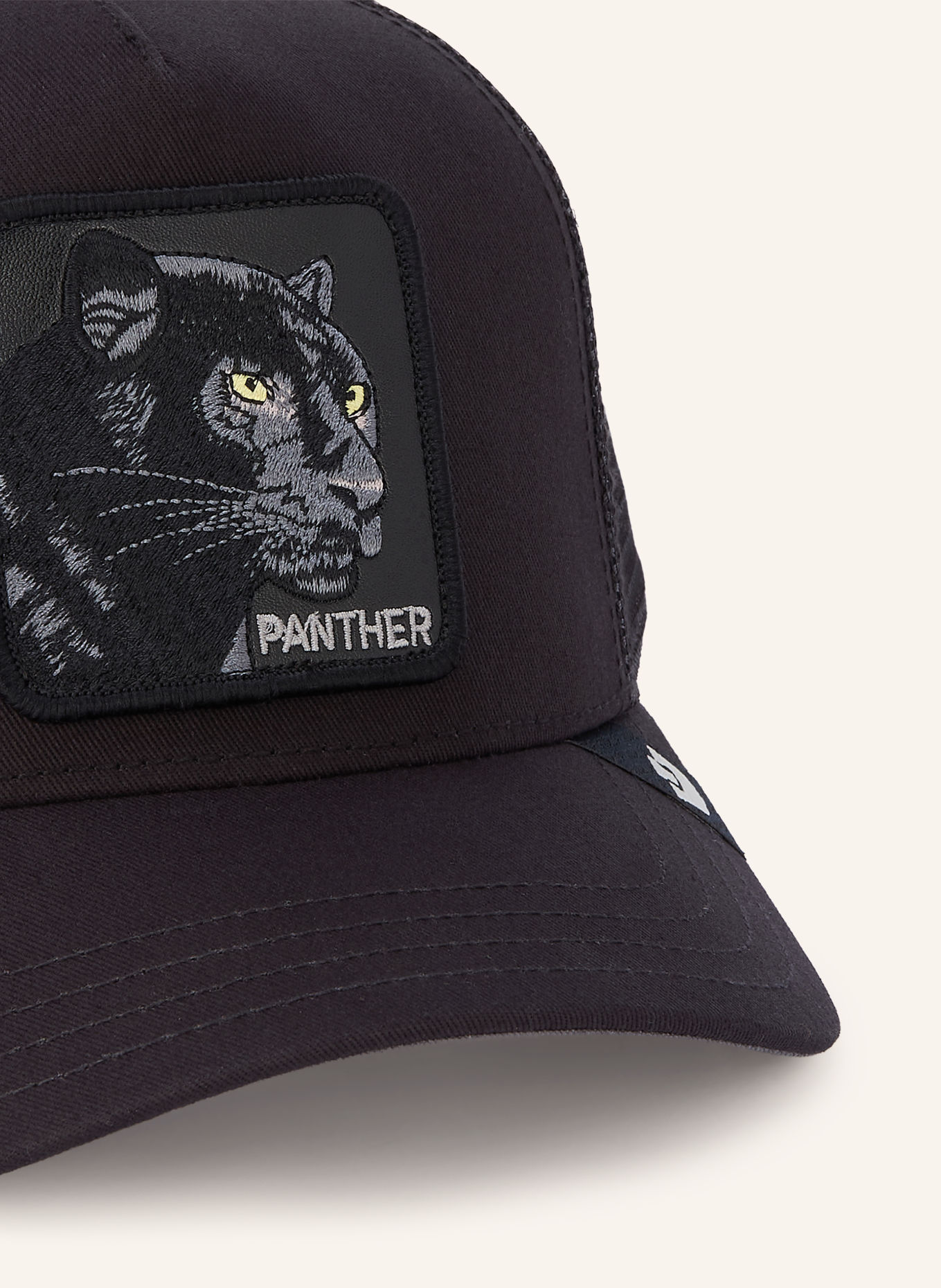 GOORIN BROS. PANTHER TRUCKER cap: BLACK