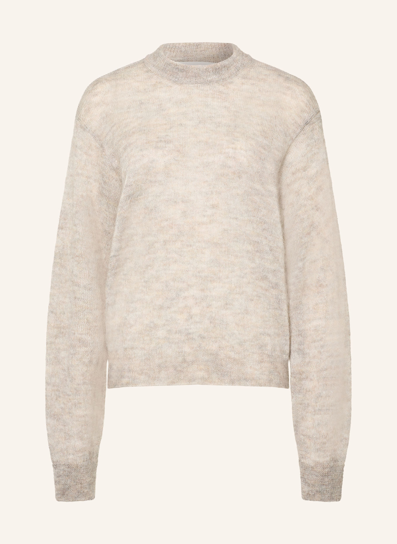 ARMEDANGELS Sweater med mohair: LYSEGRÅ