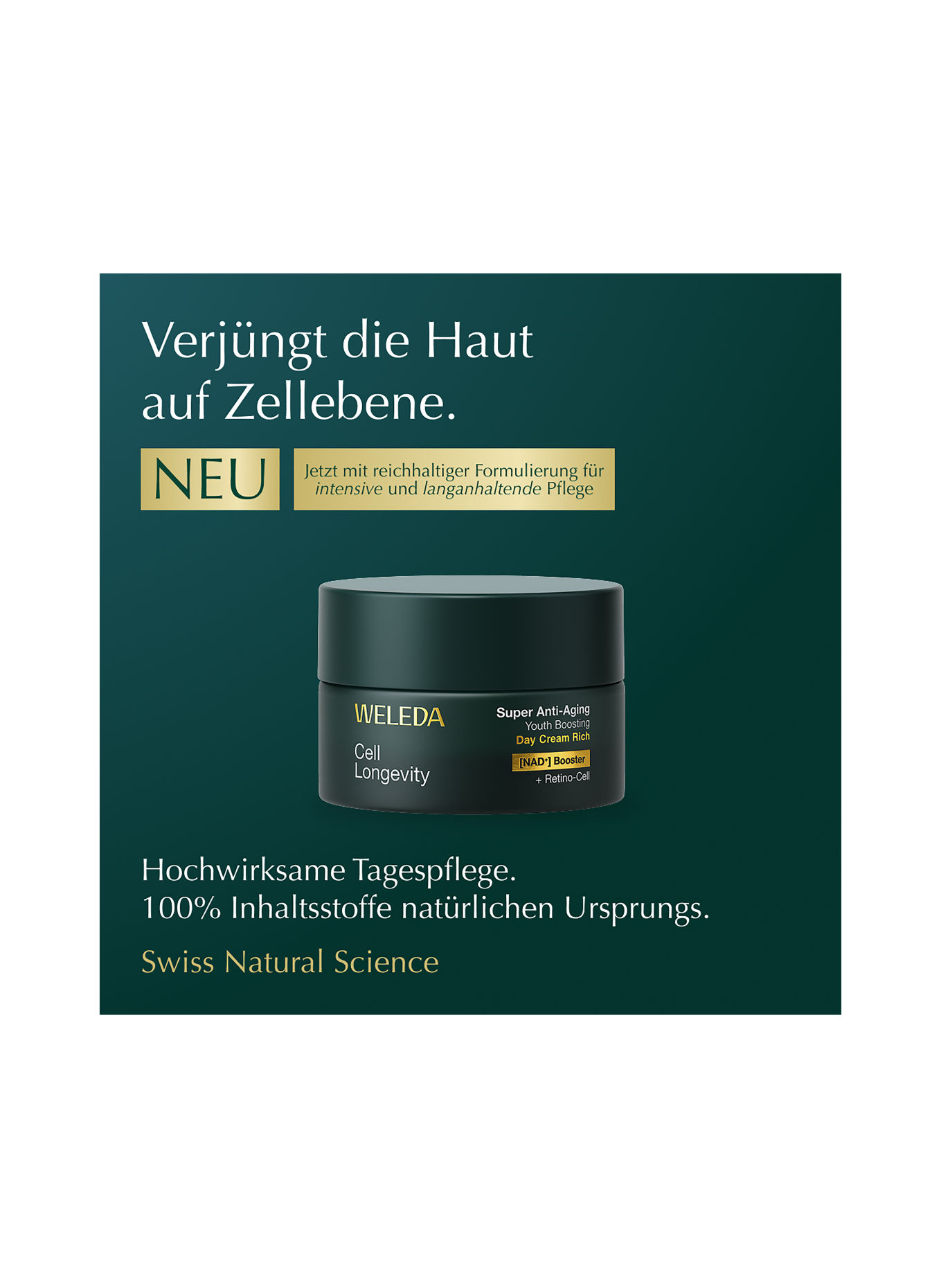 WELEDA CELL LONGEVITY SUPER ANTI-AGING DAY CREAM RICH
