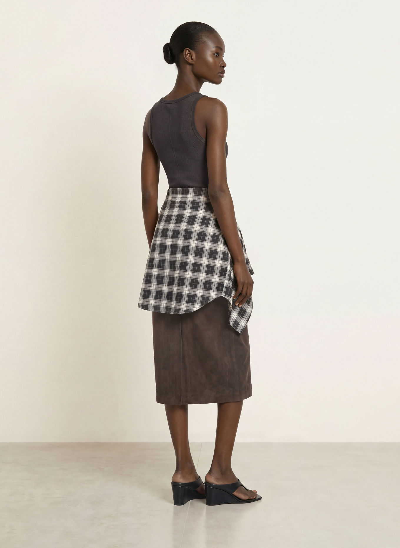 LADNERI Top LA COEUR: DUNKELGRAU